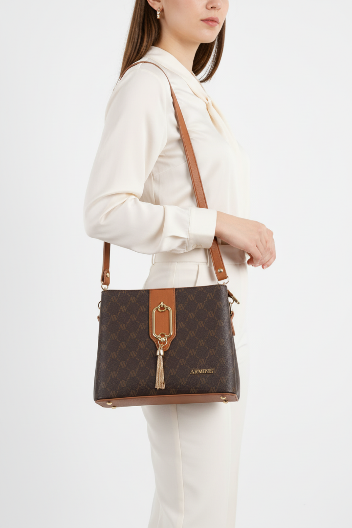 Armine 361 Lacenne Kadın Omuz Çantası ve Çapraz Çanta