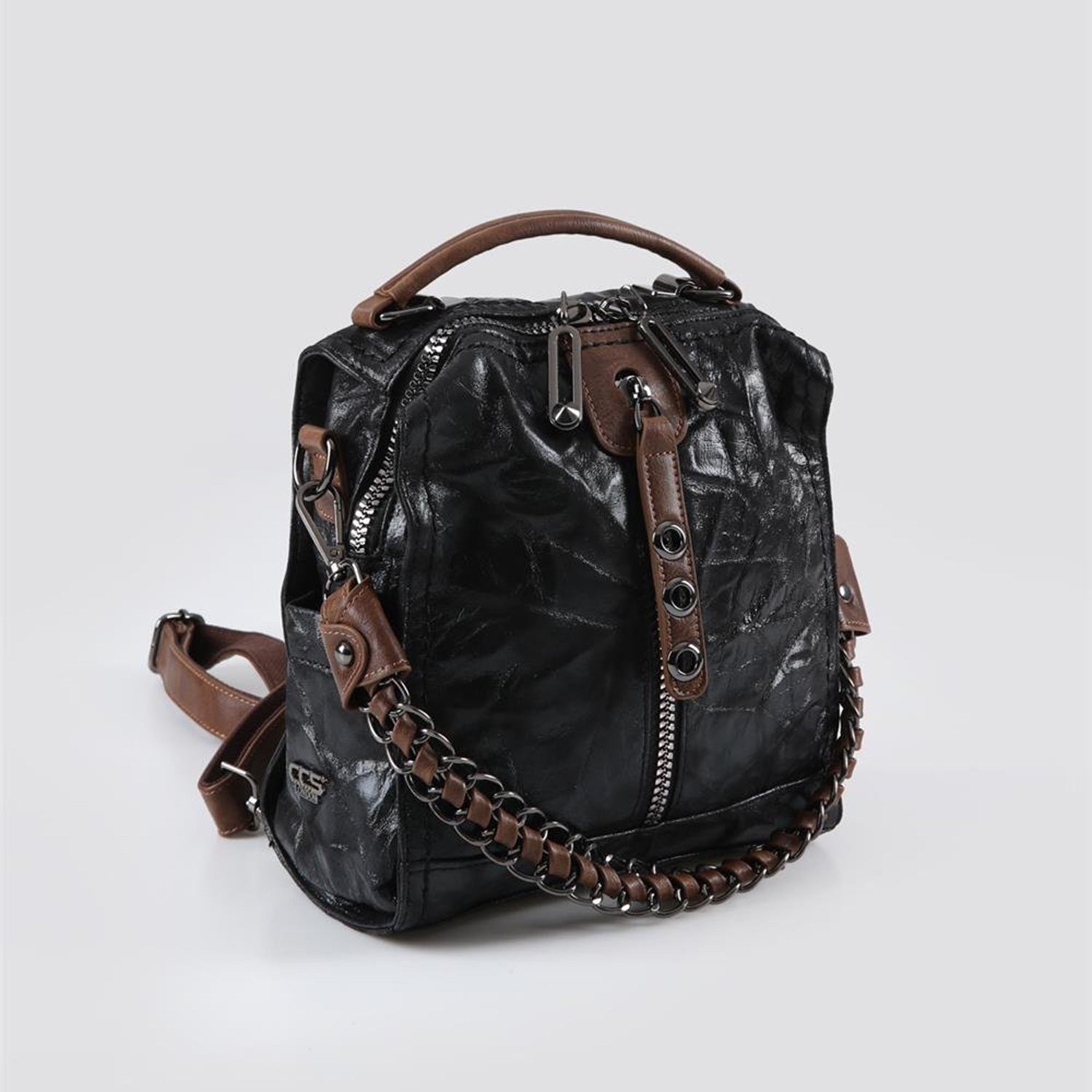 Nekesa Kadın Zincir Detaylı Sırt Çantası