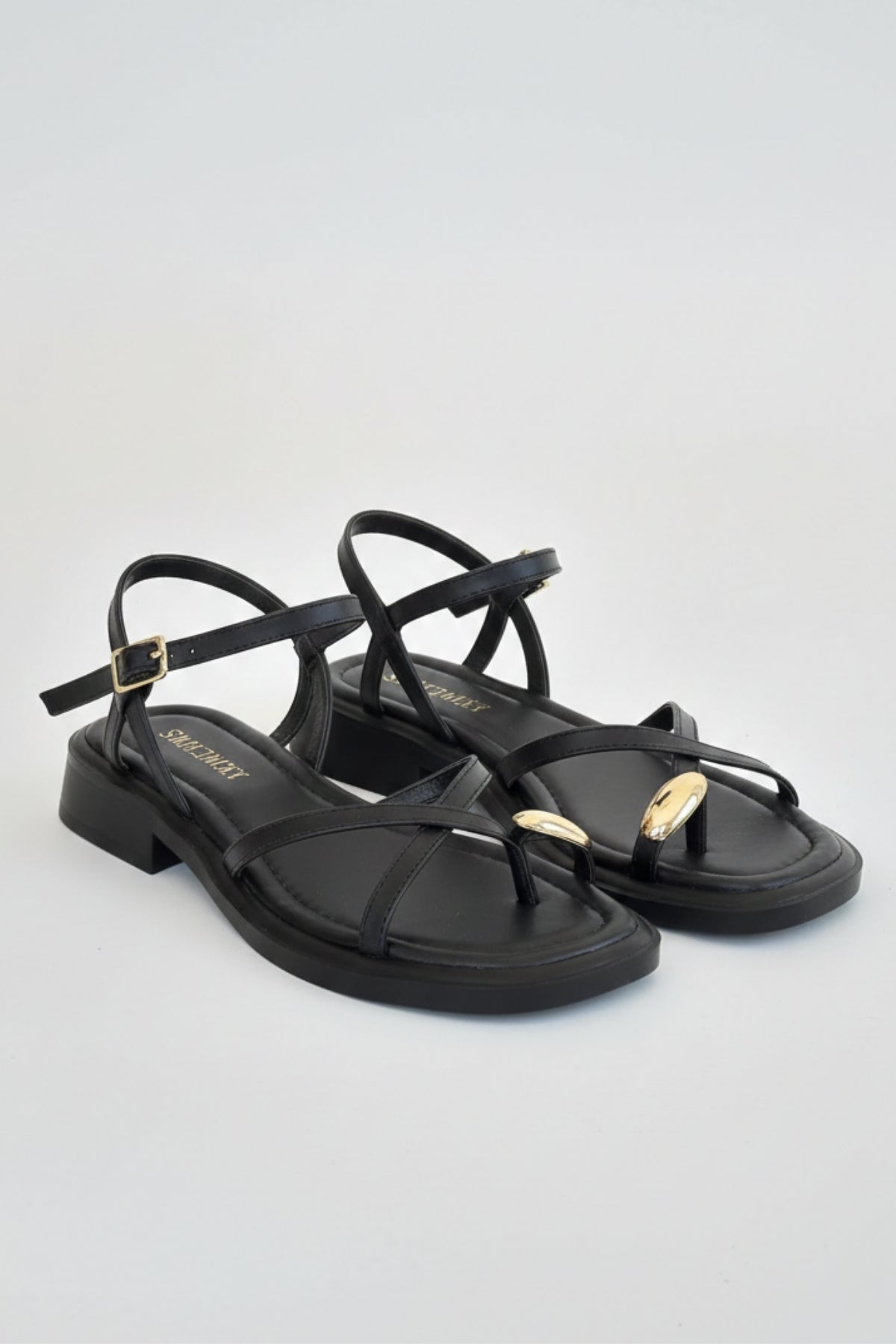 Nordi Kadın Siyah Kemerli Sandalet