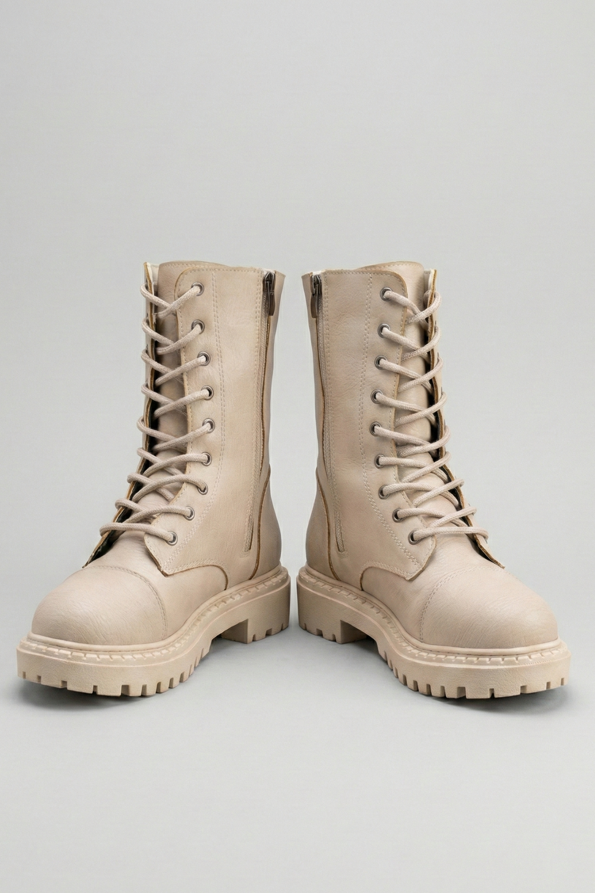 Rocco Kadın Kalın Tabanlı Bej Postal Bot