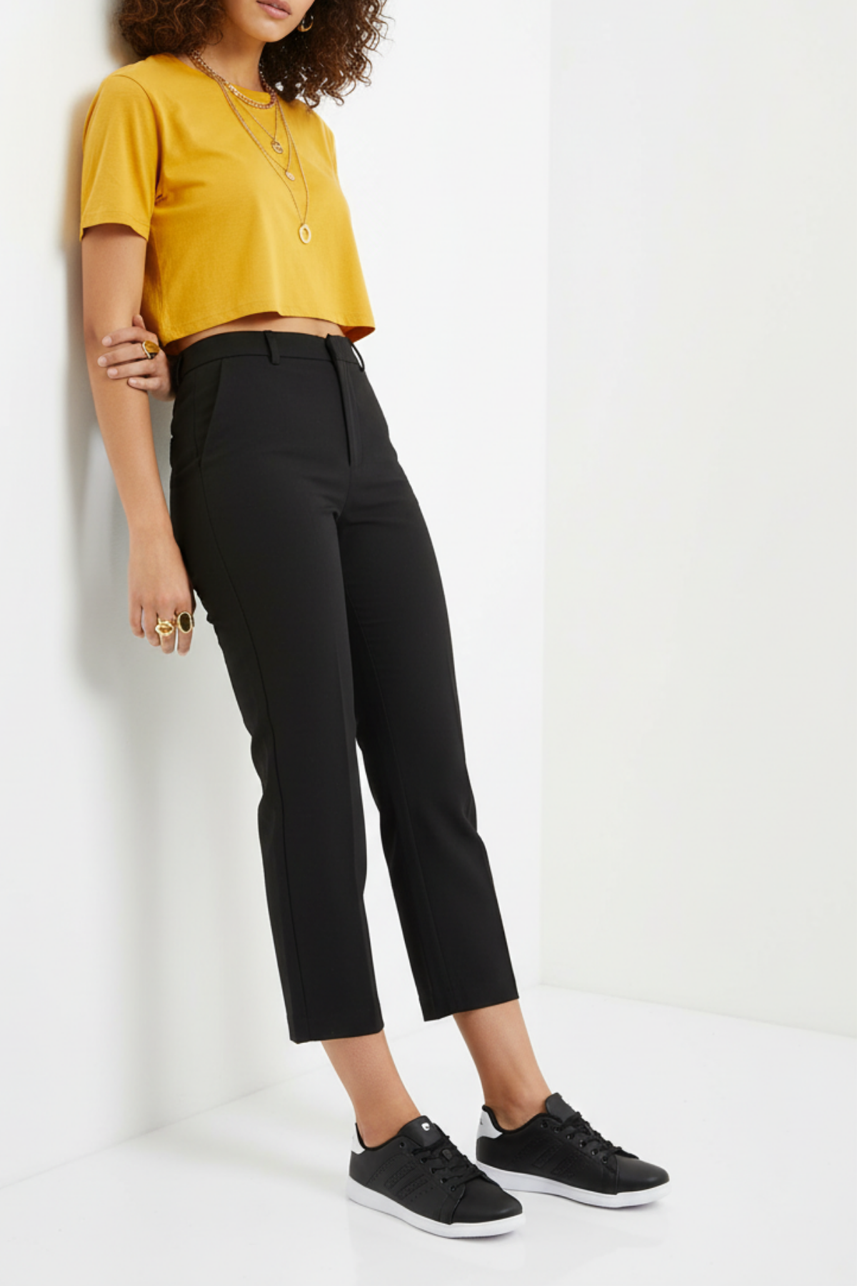 Pierre Cardin Mishe Kadın Siyah Beyaz Spor Ayakkabı PC-10144