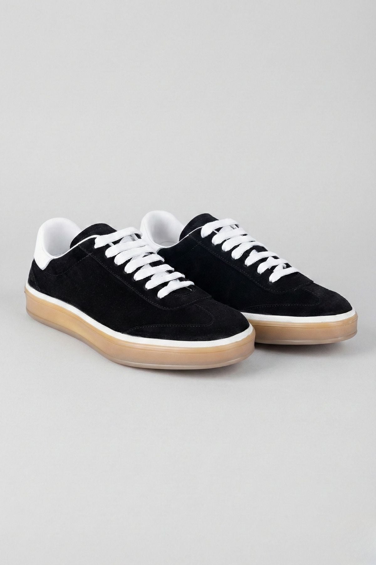 Vulca Kadın Hakiki Süet Deri Siyah Spor Ayakkabı