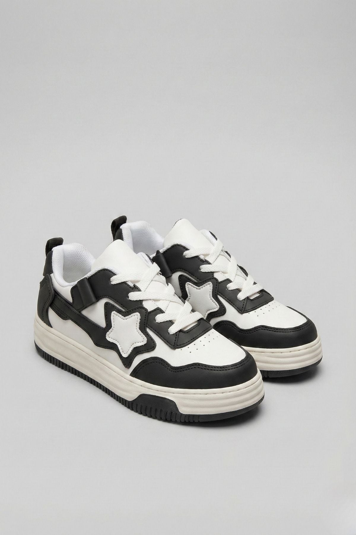 Belyan Kadın Siyah Beyaz Spor Ayakkabı