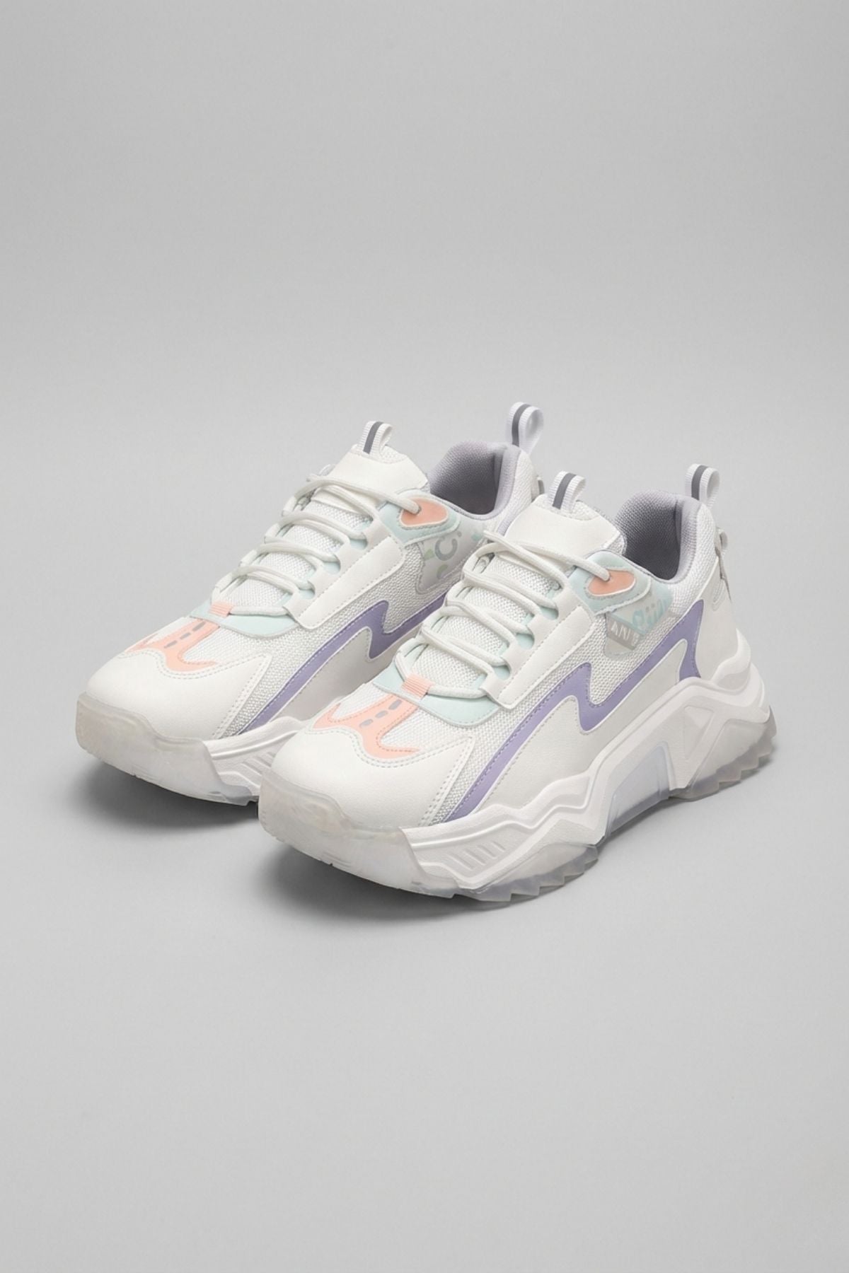 Metrum Kadın Beyaz-Pudra Spor Ayakkabı