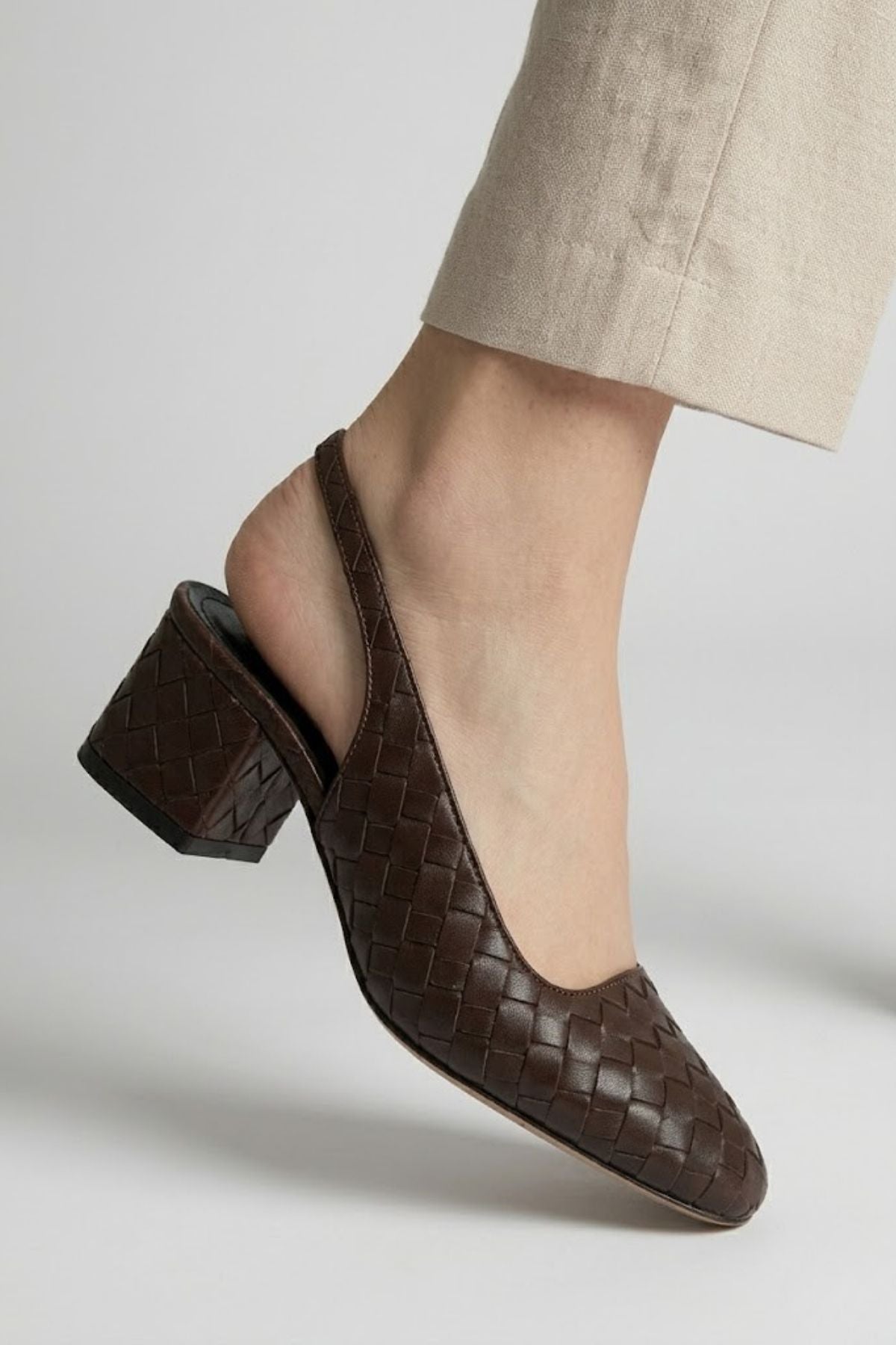 Dier Kadın Kahverengi Topuklu Ayakkabı