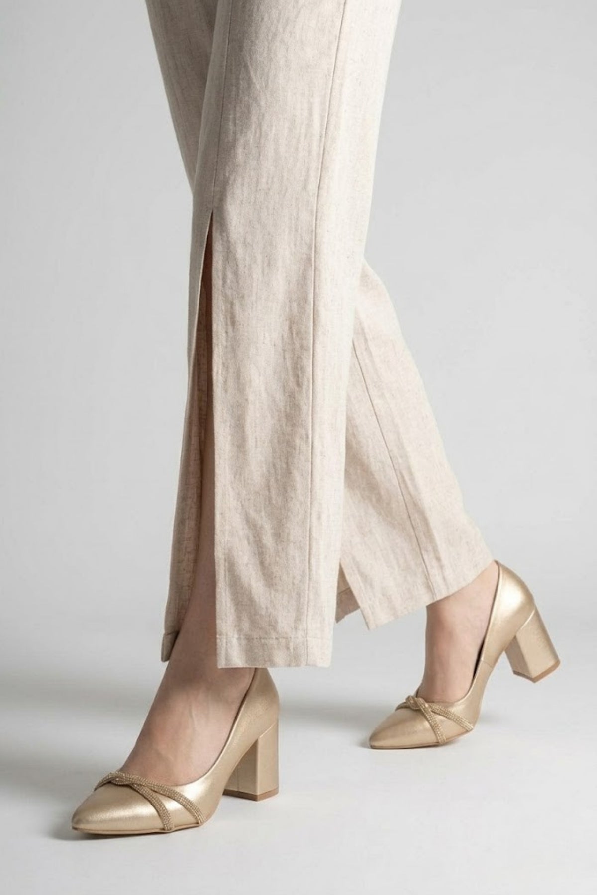 Rewin Kadın Gold Topuklu Ayakkabı