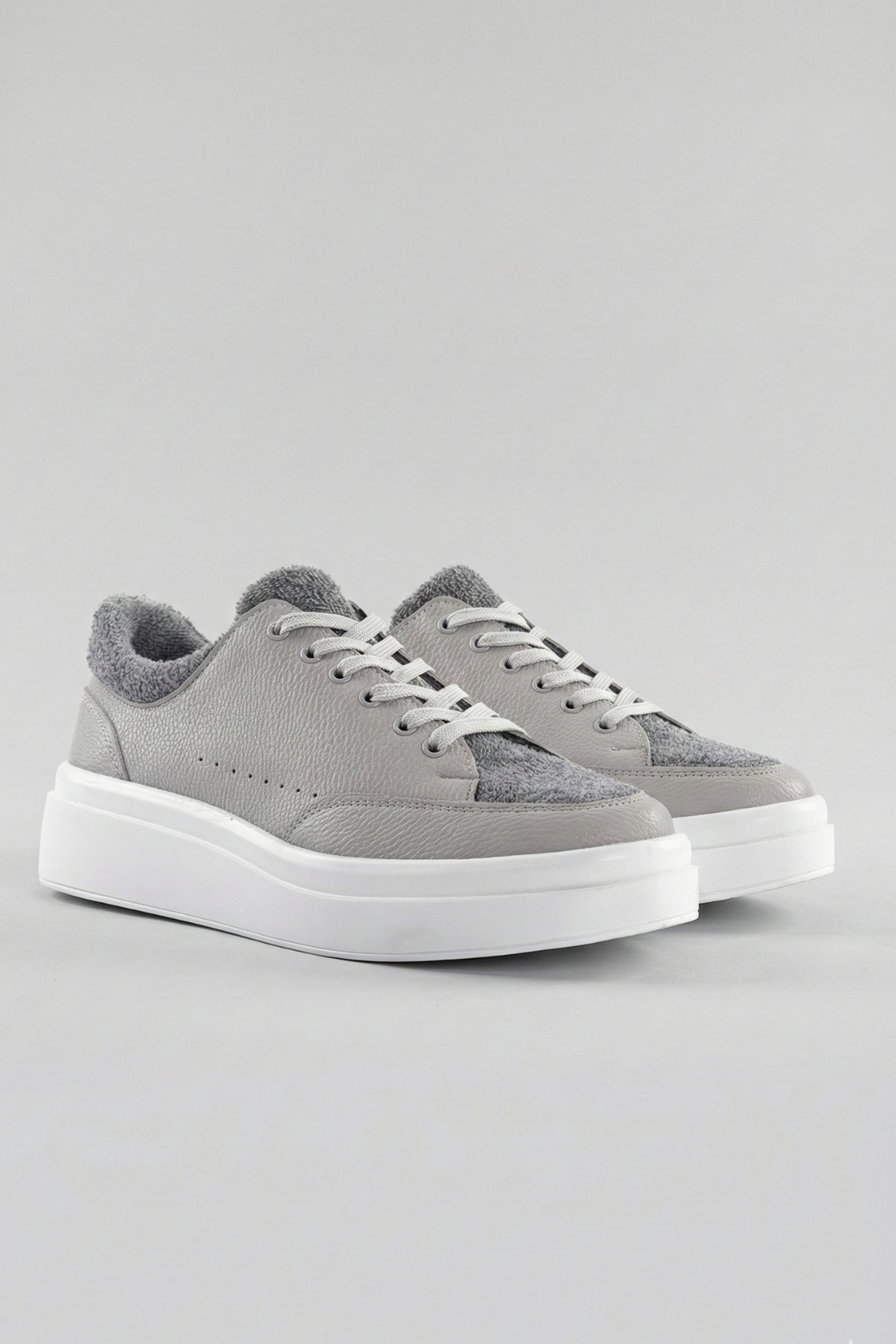 Margaret Kadın İçi Tüylü Gri Günlük Ayakkabı