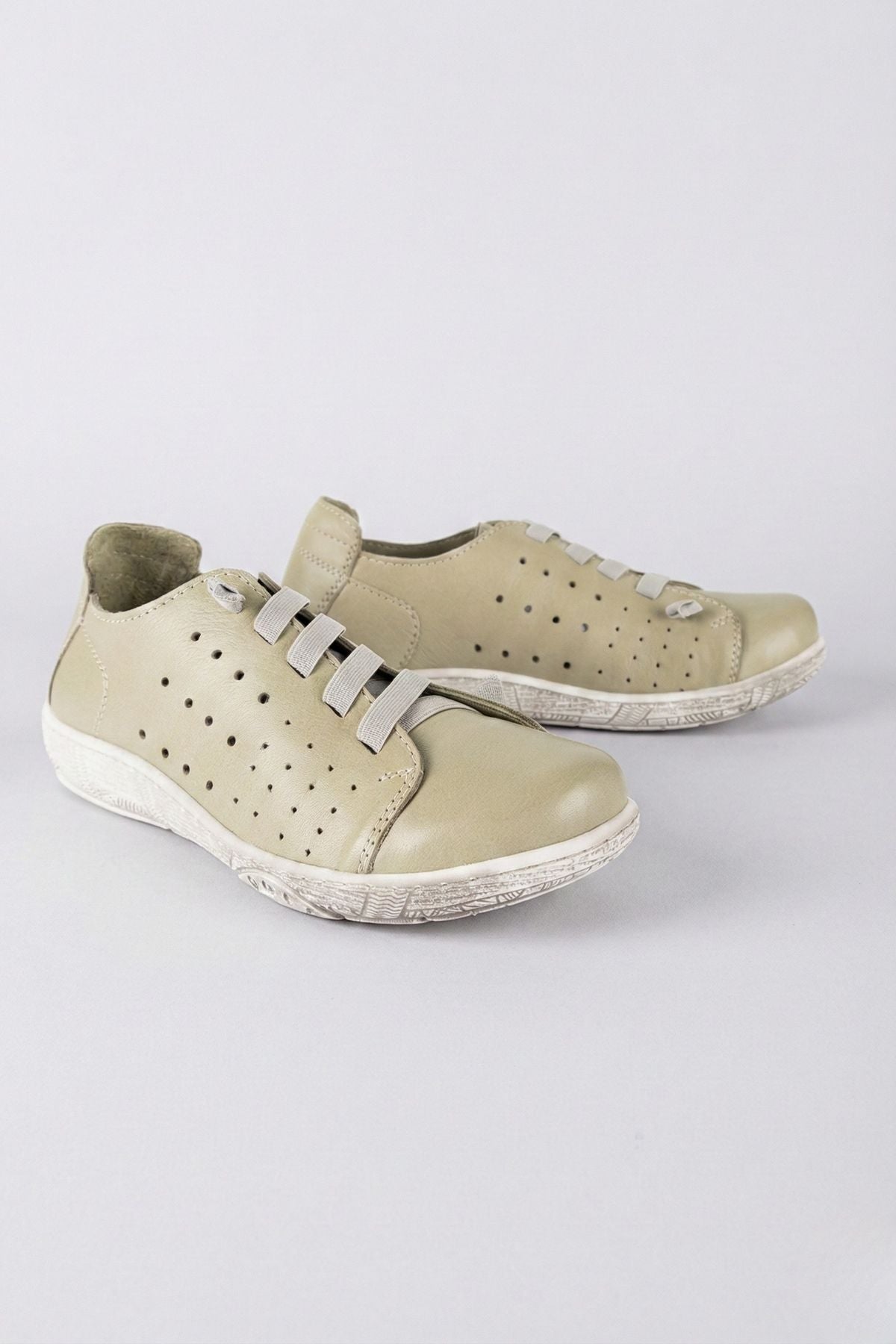 Dunde Kadın Hakiki Deri Yeşil Günlük Ayakkabı