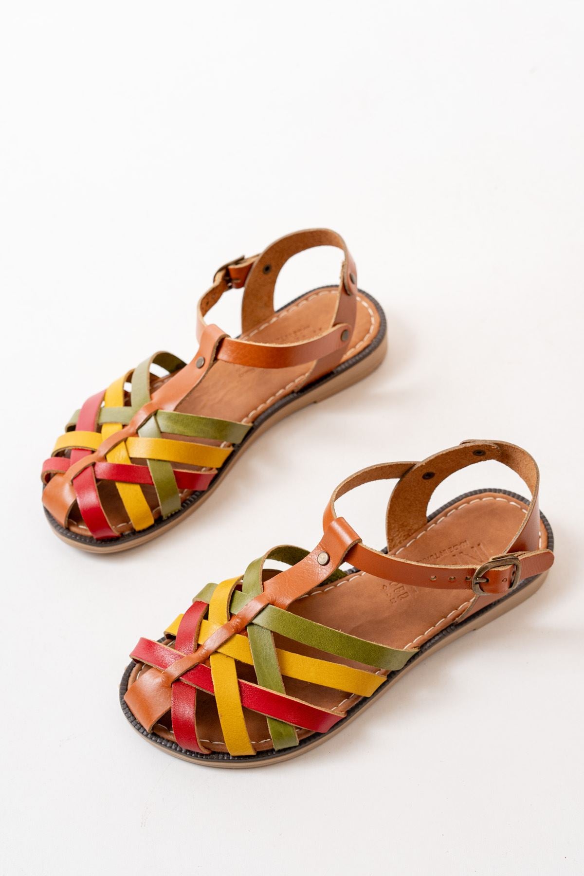 Matha Multi Hakiki Deri Kadın Sandalet