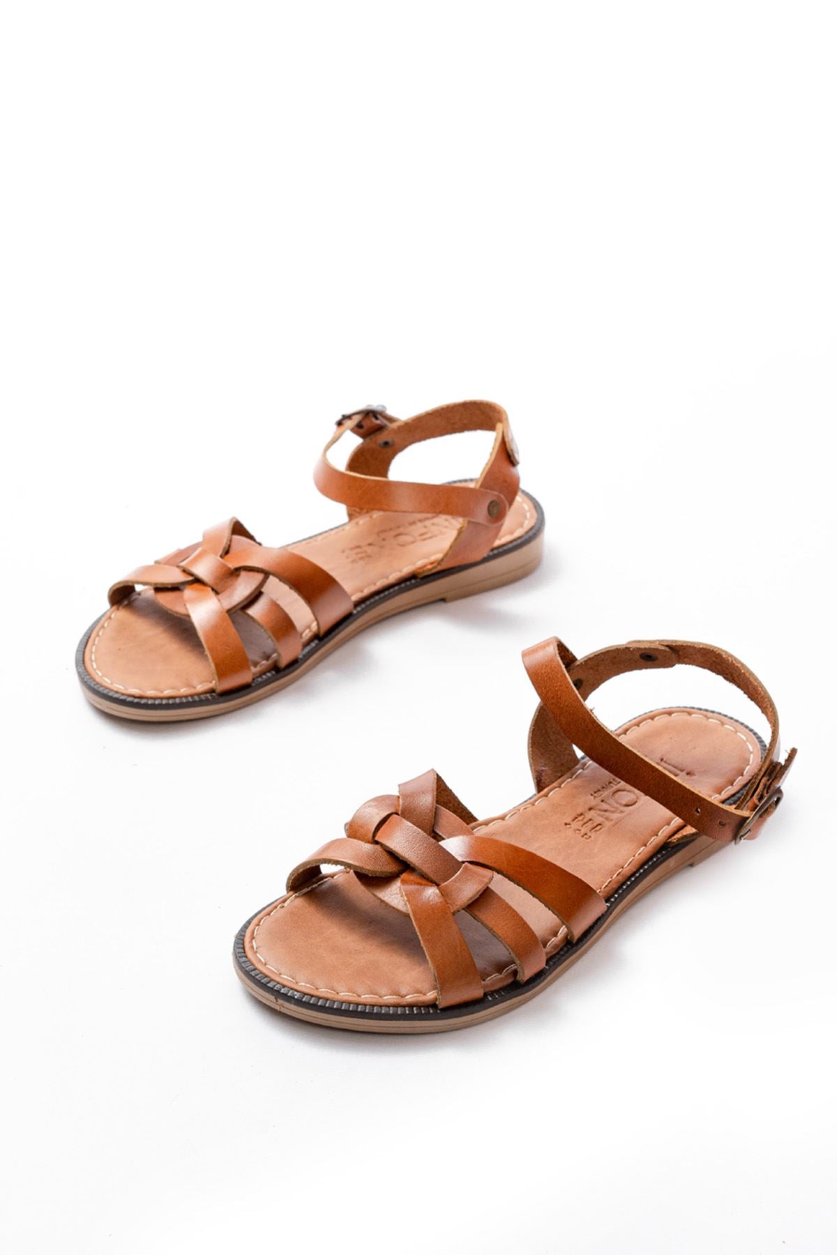 Danilis Taba Hakiki Deri Kadın Sandalet