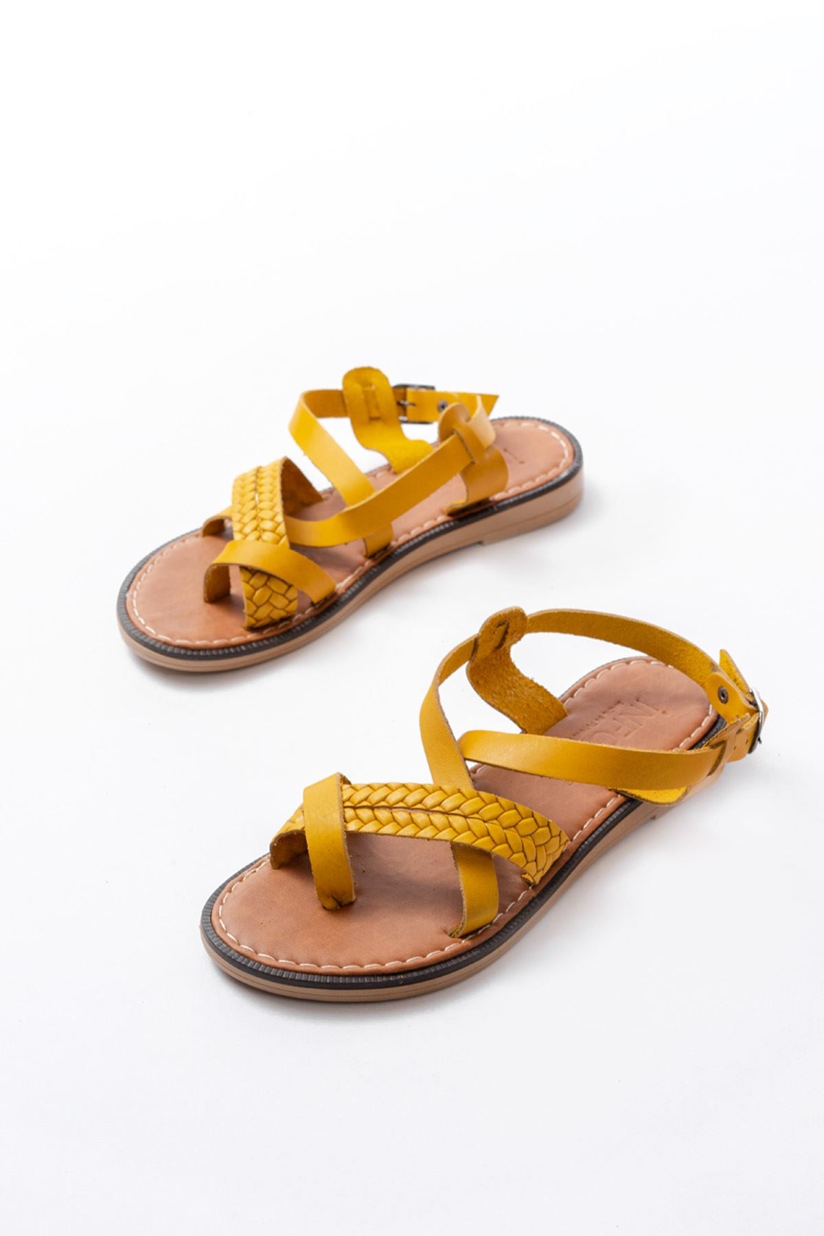 Jarman Hardal Hakiki Deri Kadın Sandalet