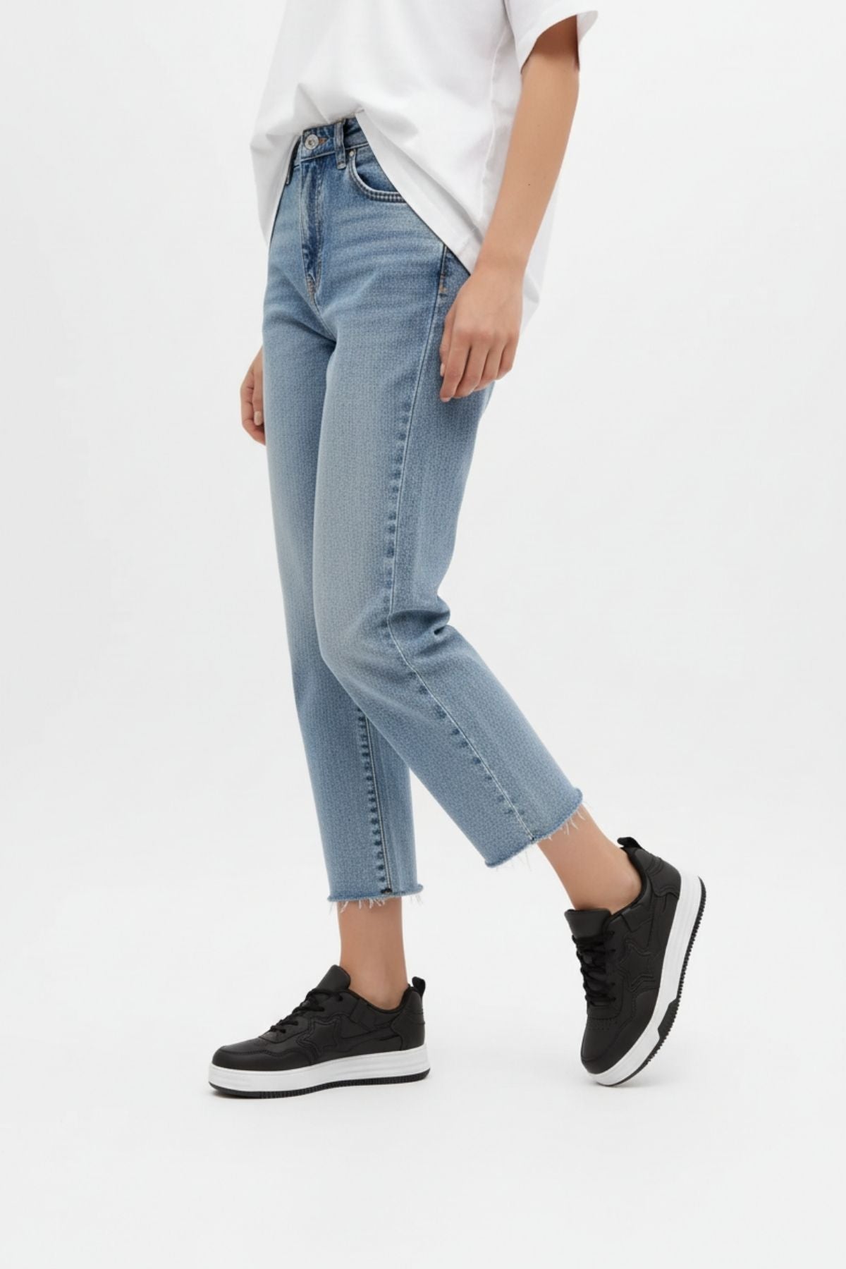 Belyan Kadın Siyah Spor Ayakkabı