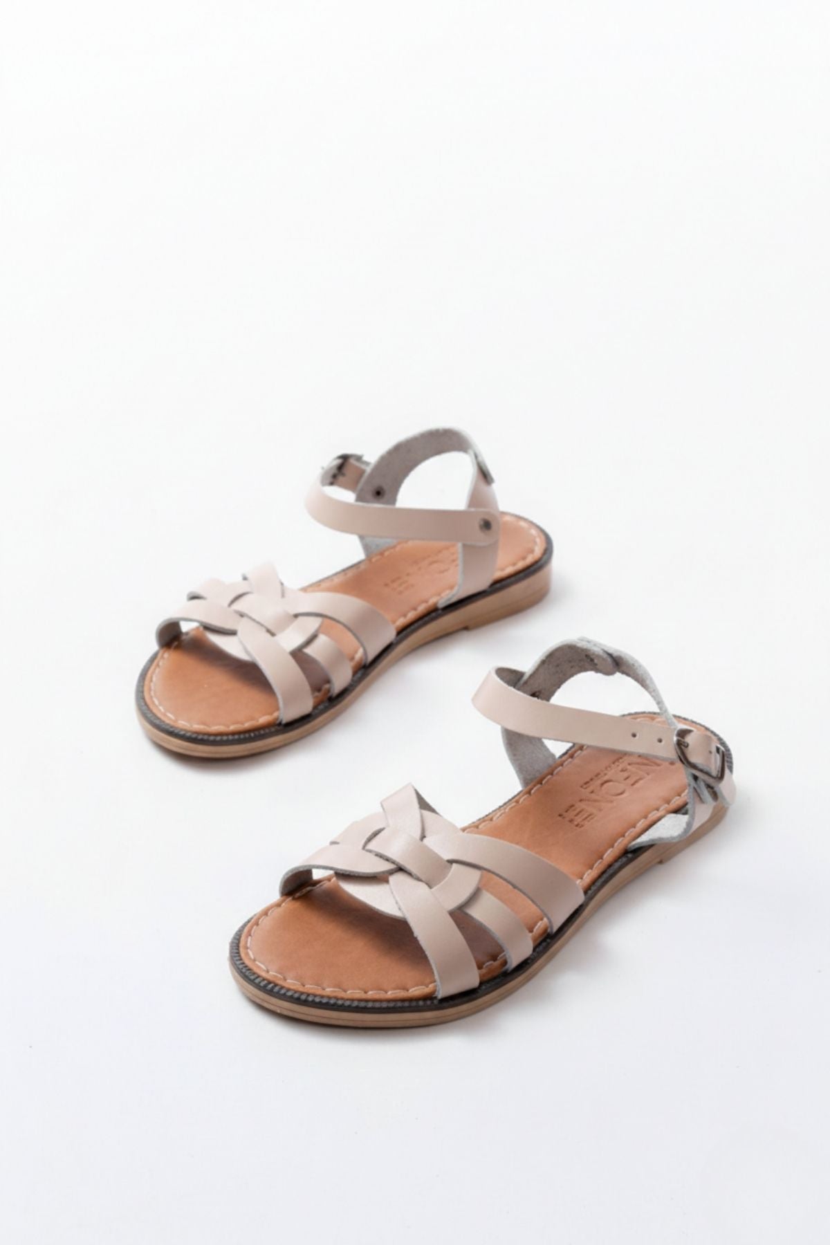 Danilis Bej Hakiki Deri Kadın Sandalet