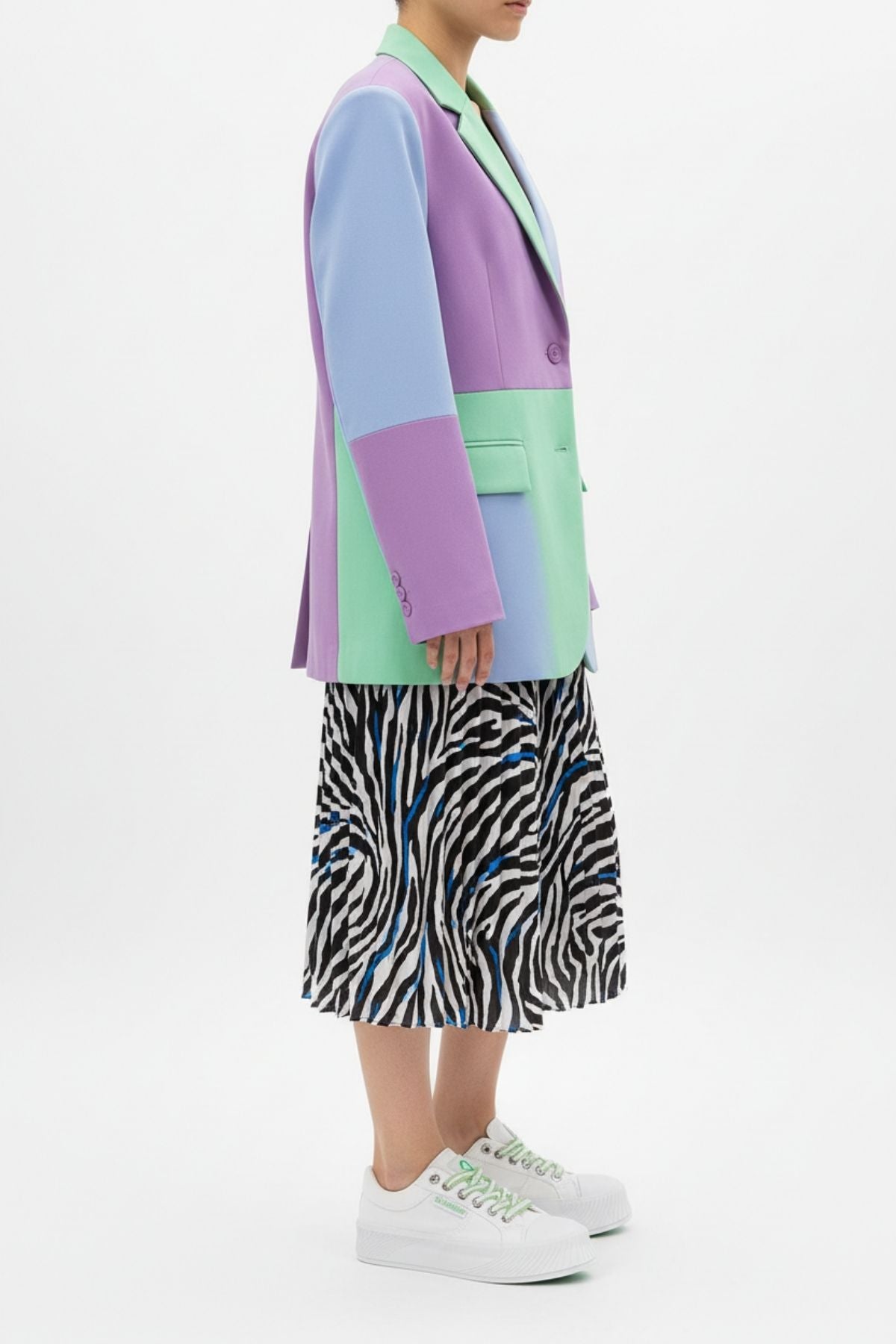 Benetton Jansen Kadın Keten Beyaz Spor Ayakkabı BNI-10097