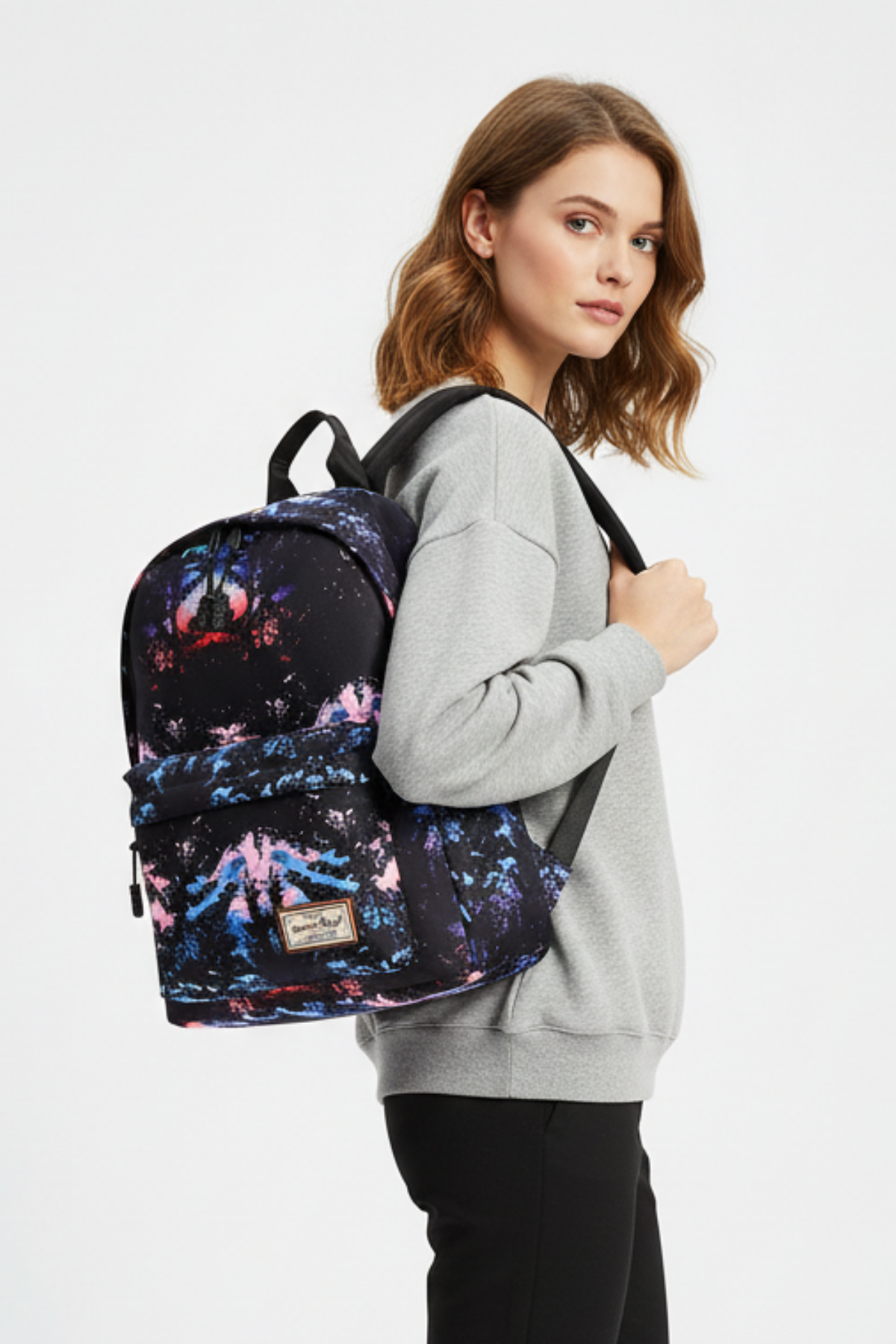 Silva Kadın Baskılı Kanvas Sırt Çantası