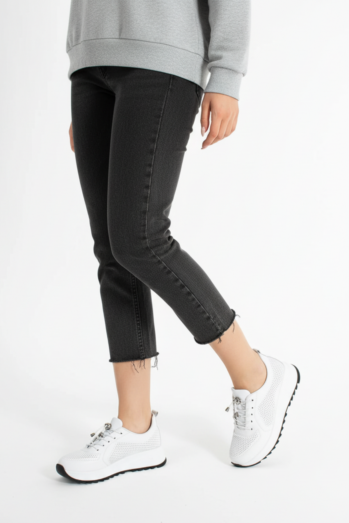 Bacha Kadın Hakiki Deri Beyaz Spor Ayakkabı