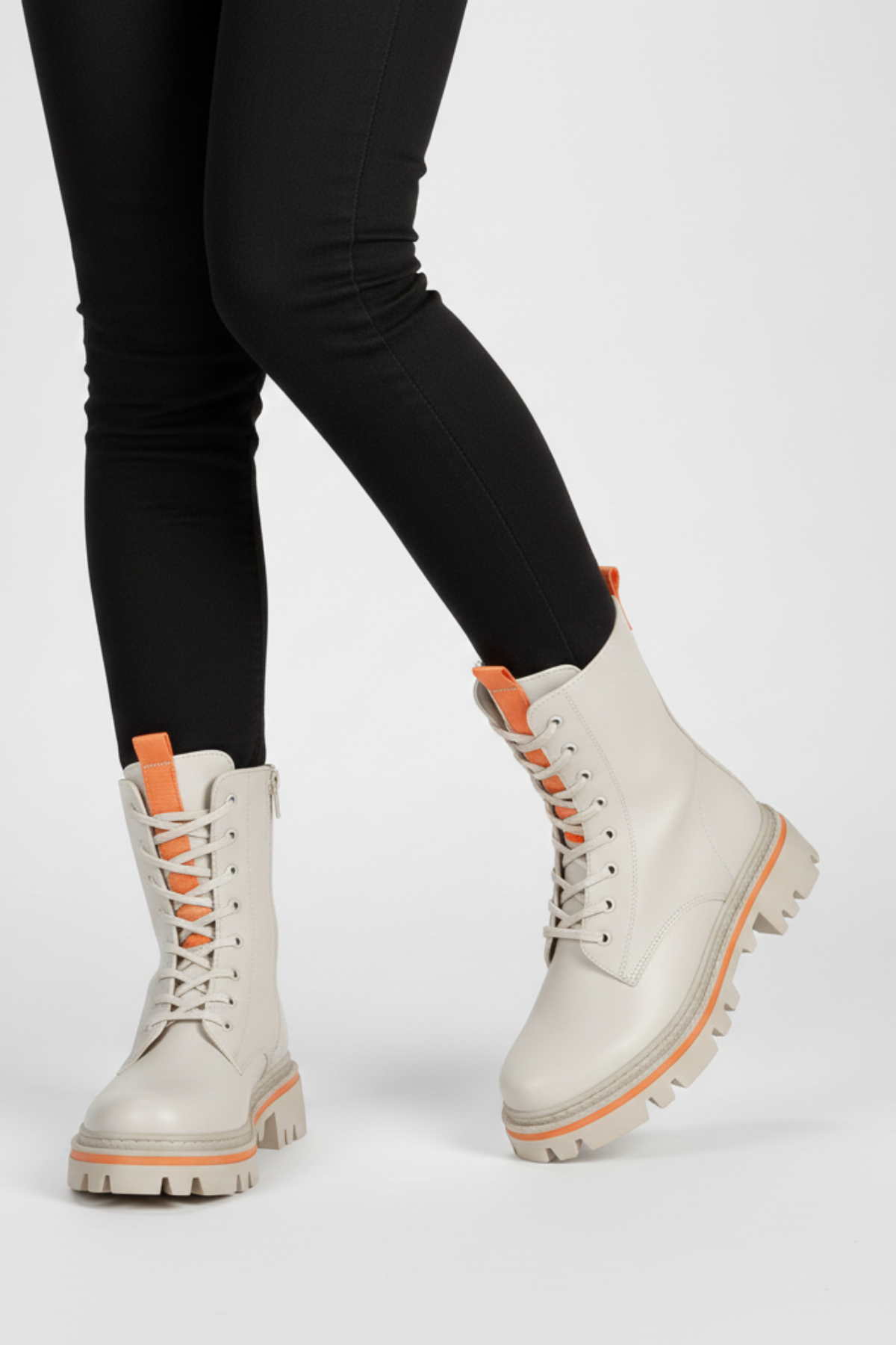 Orson Kadın Kalın Tabanlı Bej Bot