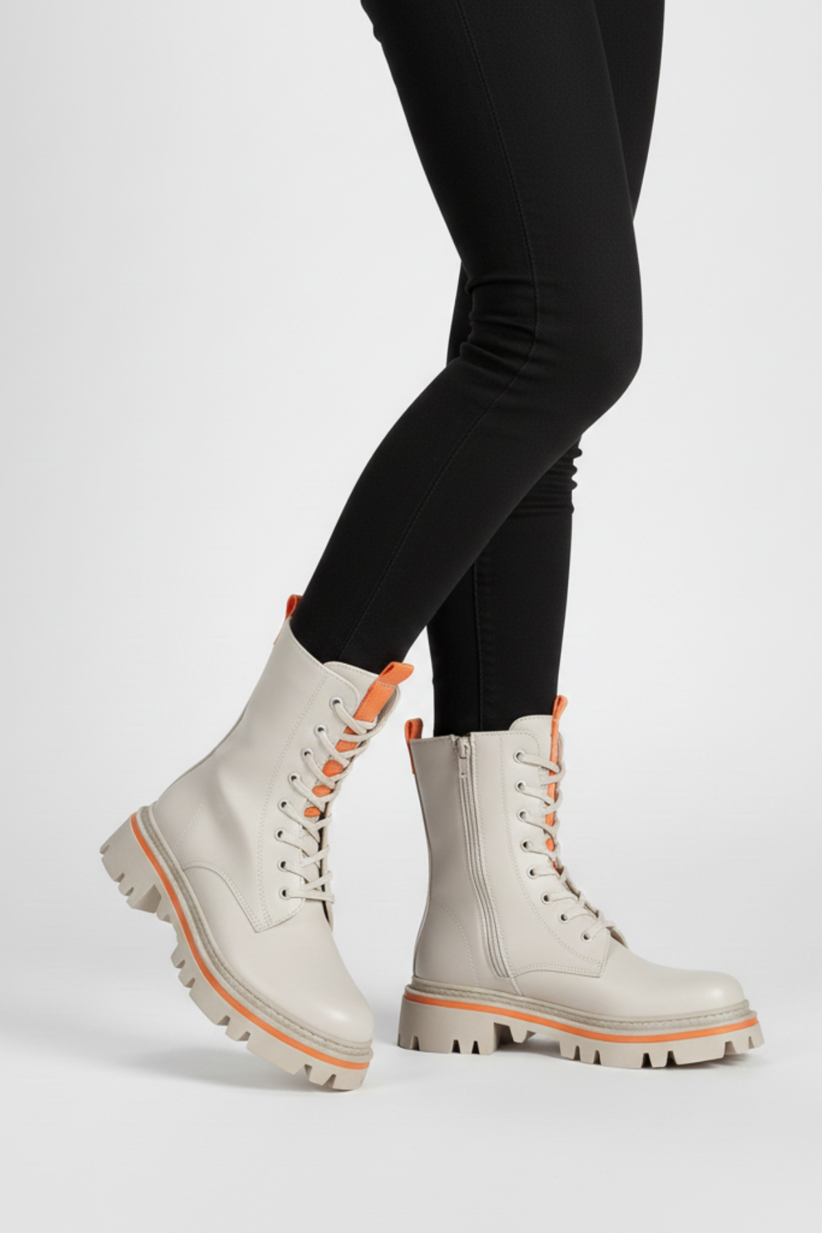 Orson Kadın Kalın Tabanlı Bej Bot