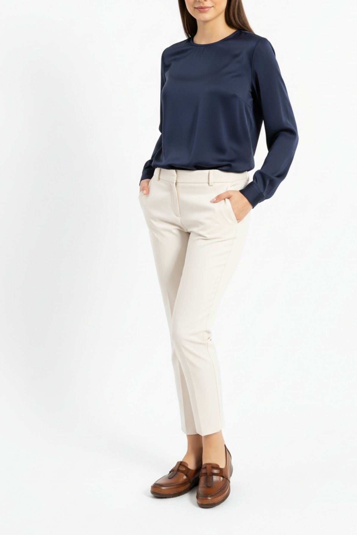 Adey Kadın Hakiki Deri Taba Günlük Ayakkabı