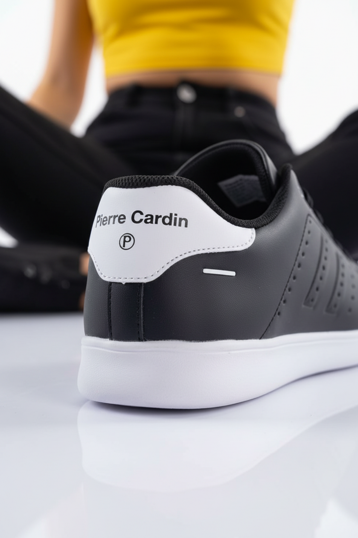 Pierre Cardin Mishe Kadın Siyah Beyaz Spor Ayakkabı PC-10144