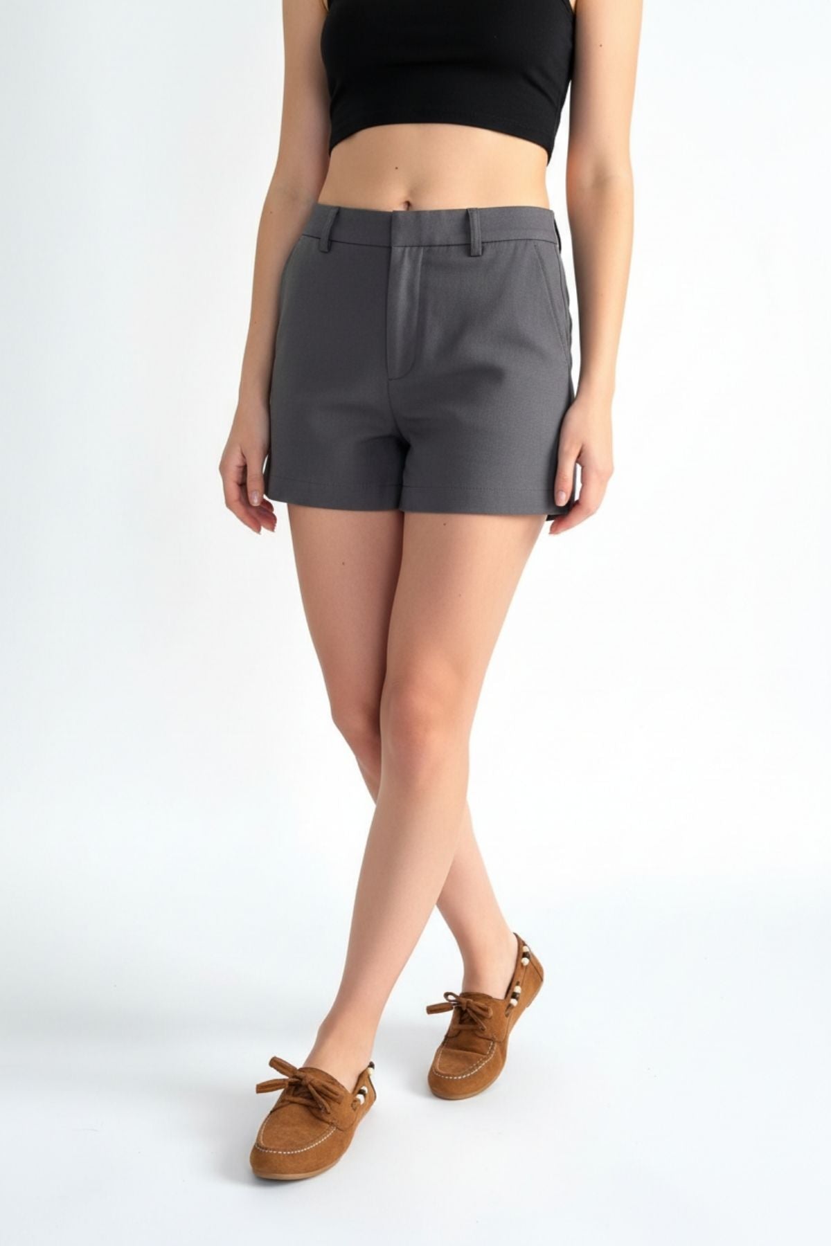 Elora Kadın Taba Süet Boncuk Detaylı Babet