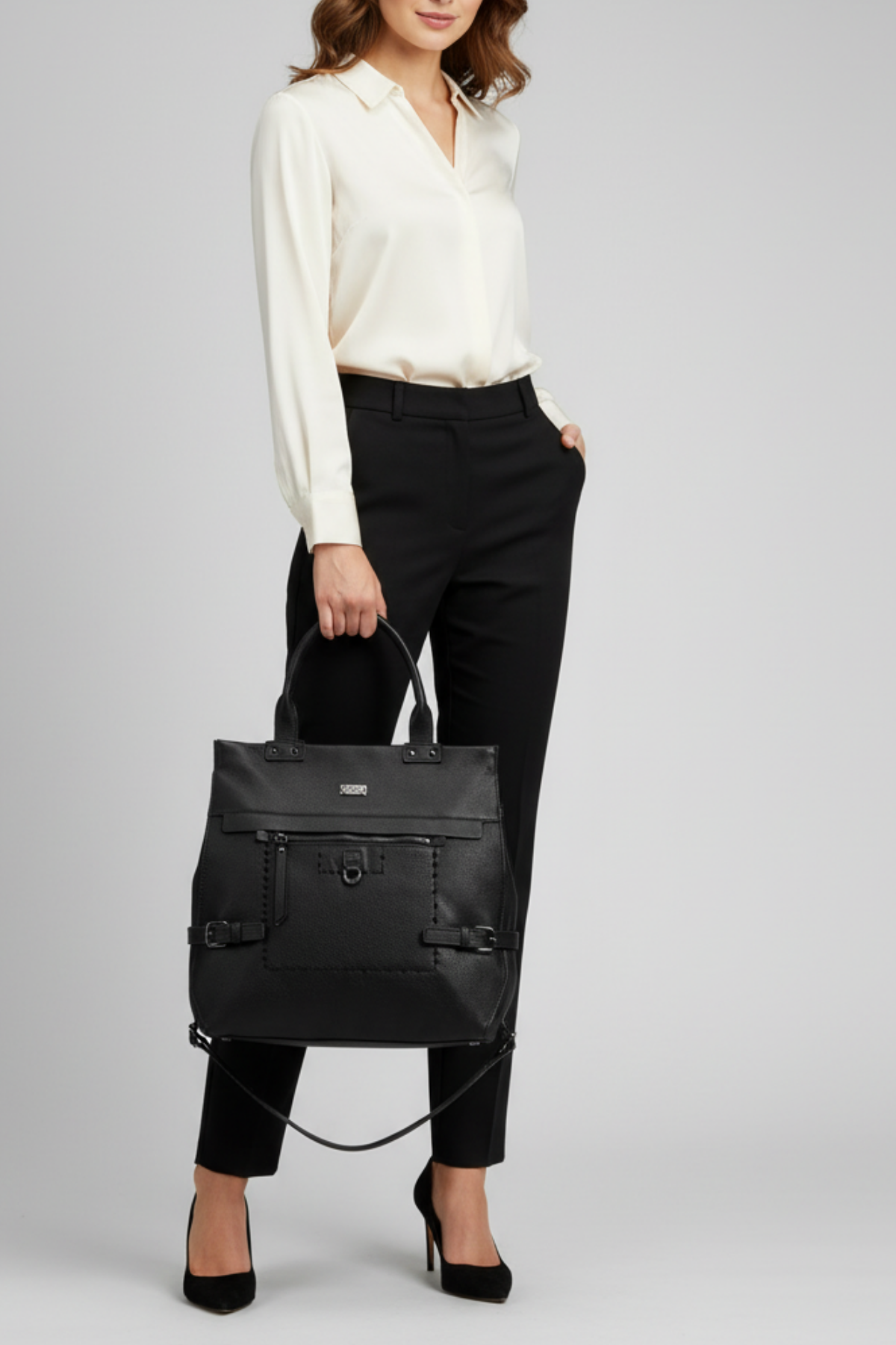 Agher Kadın Omuz Çantası ve Ayarlanabilir Askılı Çapraz Çanta