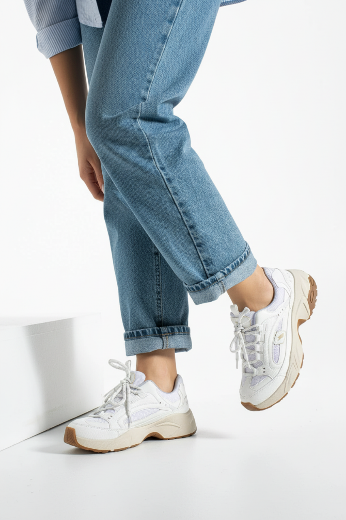 Dennise Kadın Beyaz Spor Ayakkabı