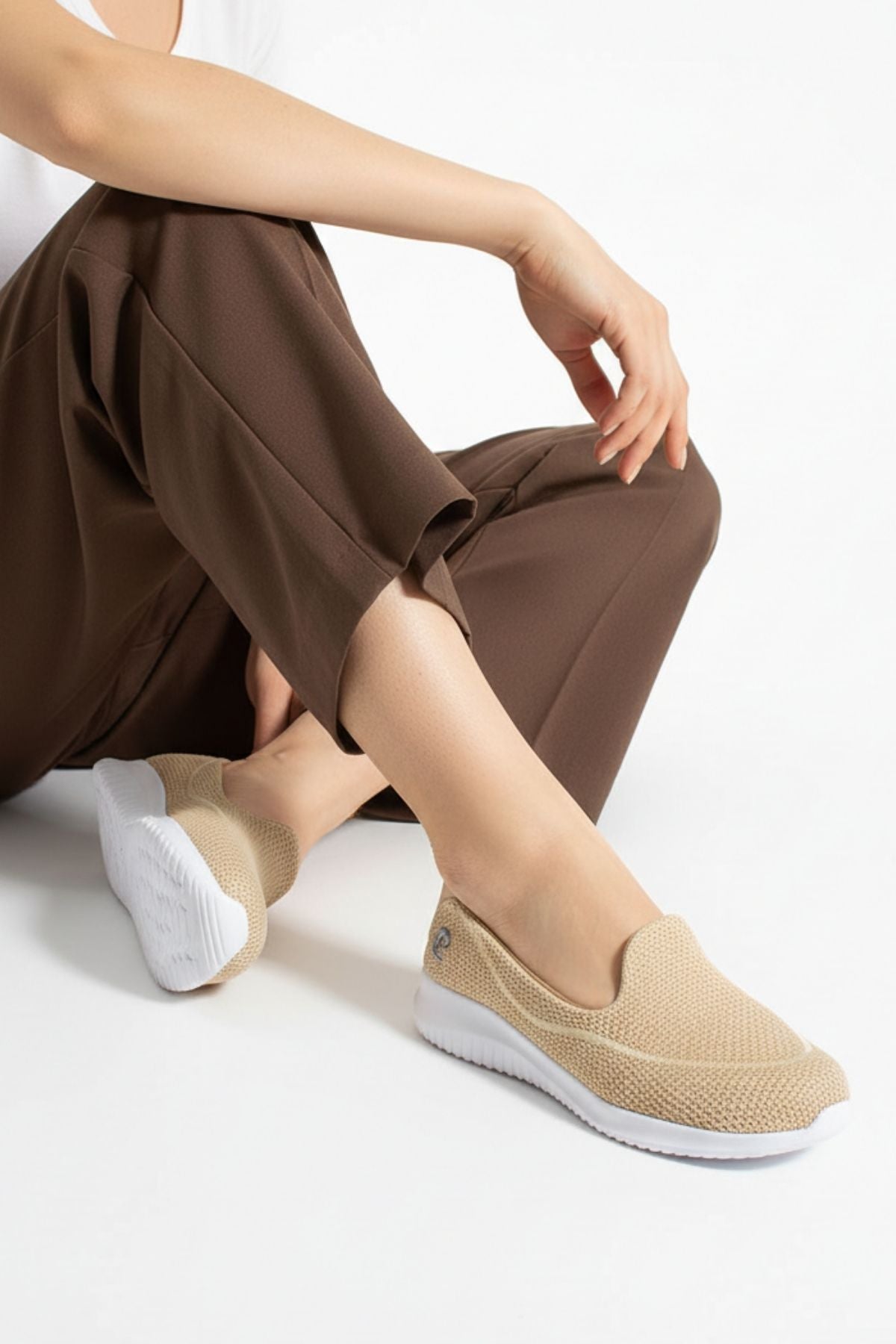 Pierre Cardin Lunna Kadın Krem Spor Ayakkabı