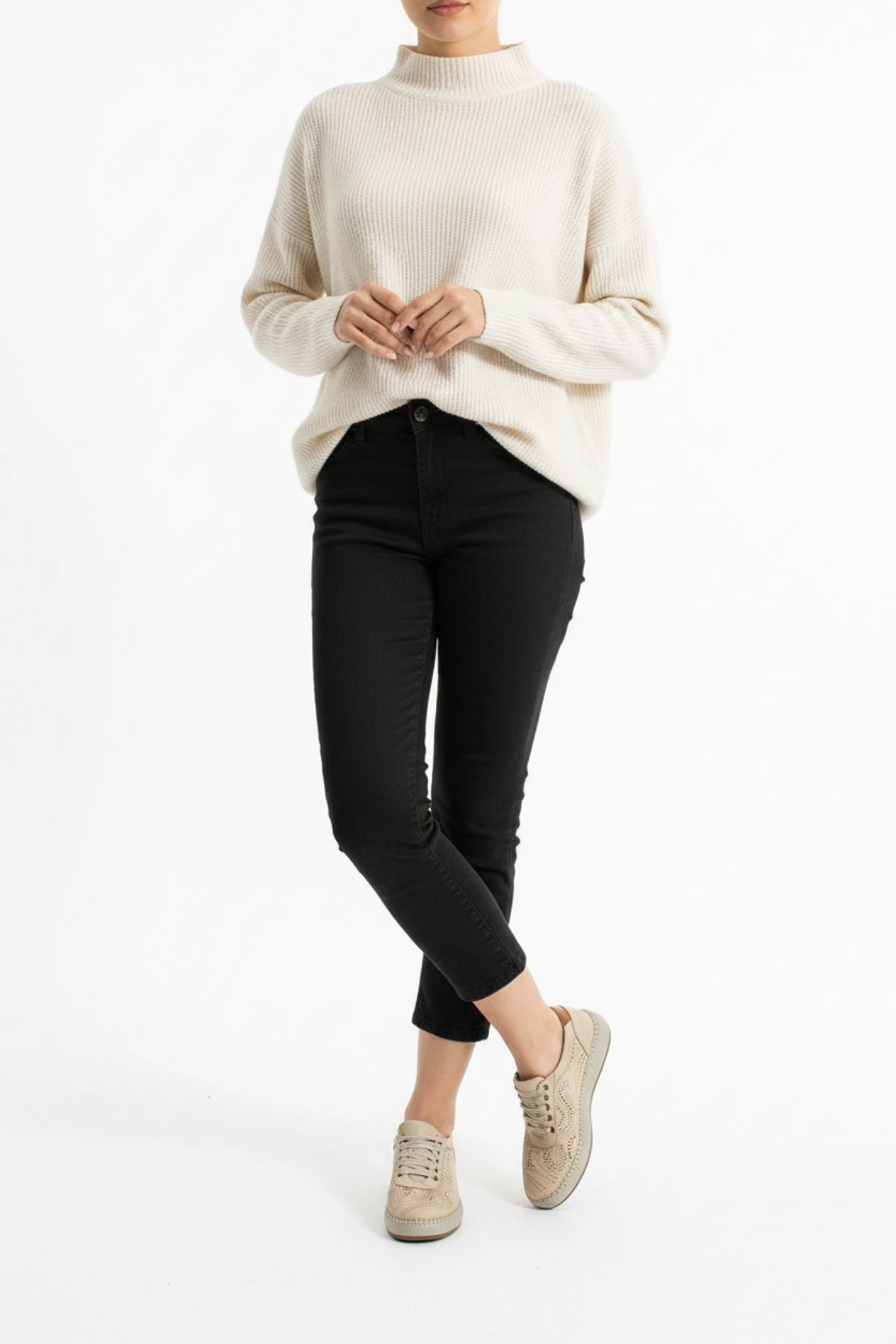 Ohen Kadın Hakiki Deri Bej Günlük Ayakkabı