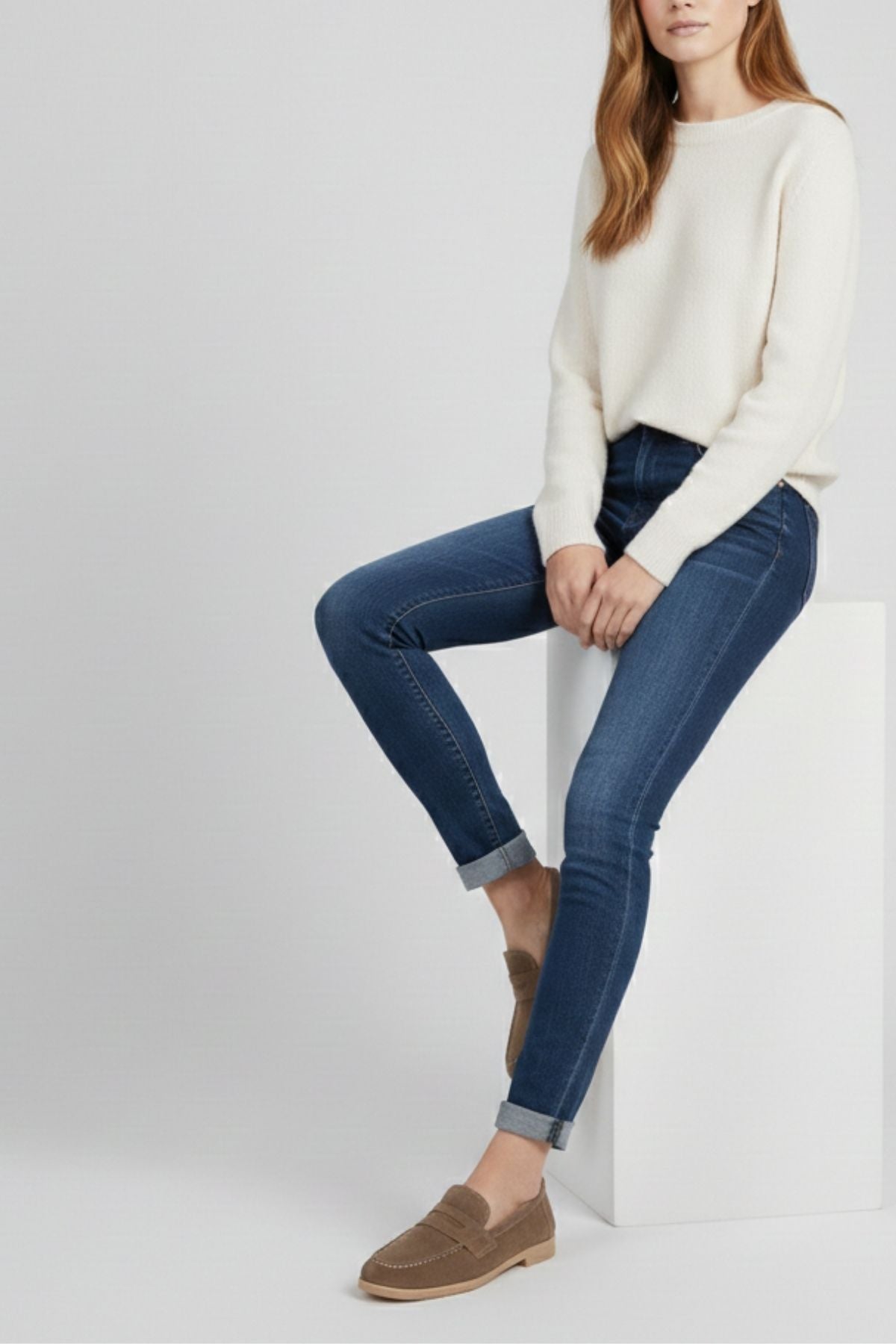 Monk Kadın Süet Vizon Loafer Ayakkabı