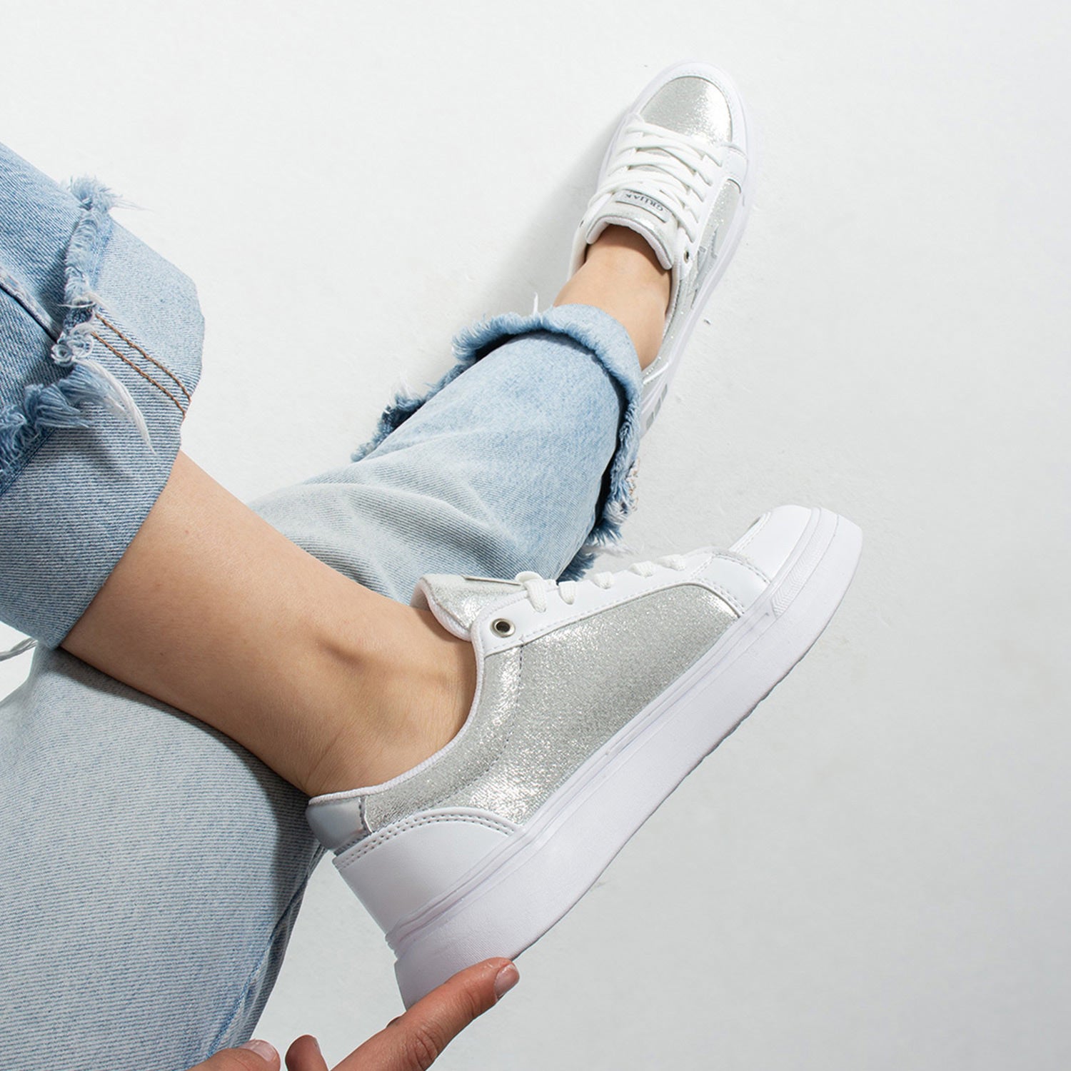 Nesan Kadın Beyaz Günlük Spor Ayakkabı