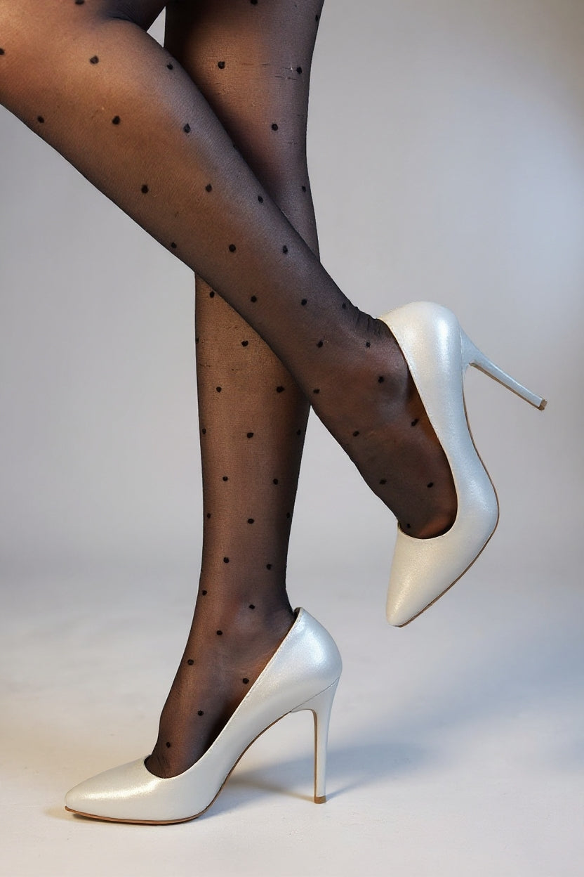 Hillar Kadın Gümüş Stiletto Topuklu Ayakkabı