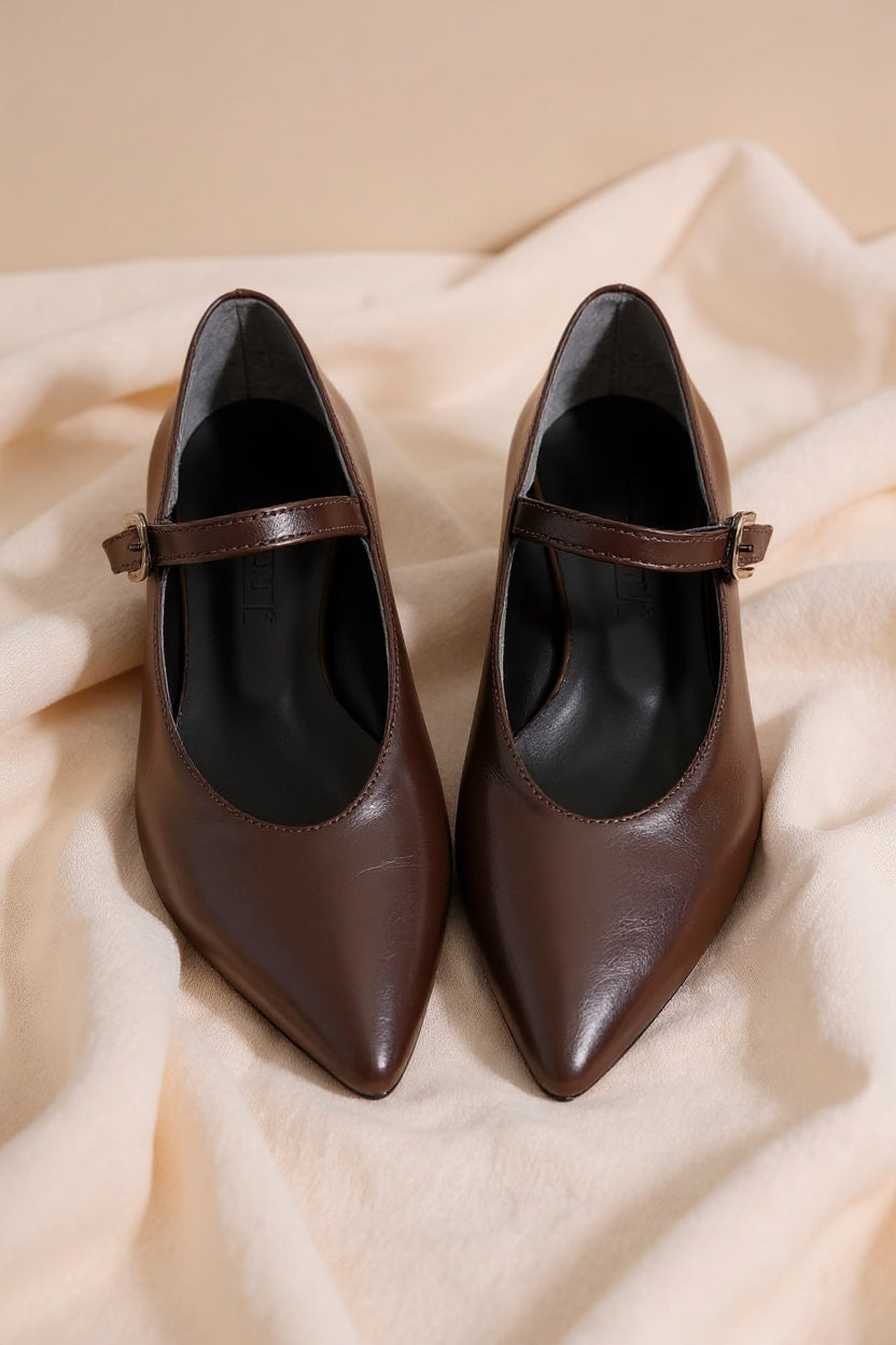 Meredith Kadın Acı Kahve Babet Ayakkabı