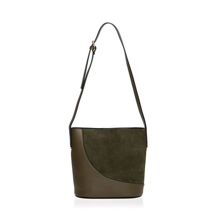 ADILE Kadın Hakiki Süet Deri Omuz Çantası