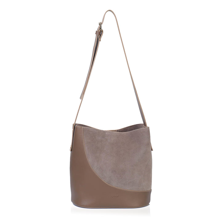 ADILE Kadın Hakiki Süet Deri Omuz Çantası