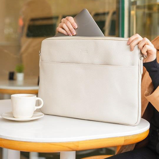 Aether Kadın Hakiki Deri Laptop & Evrak Çantası