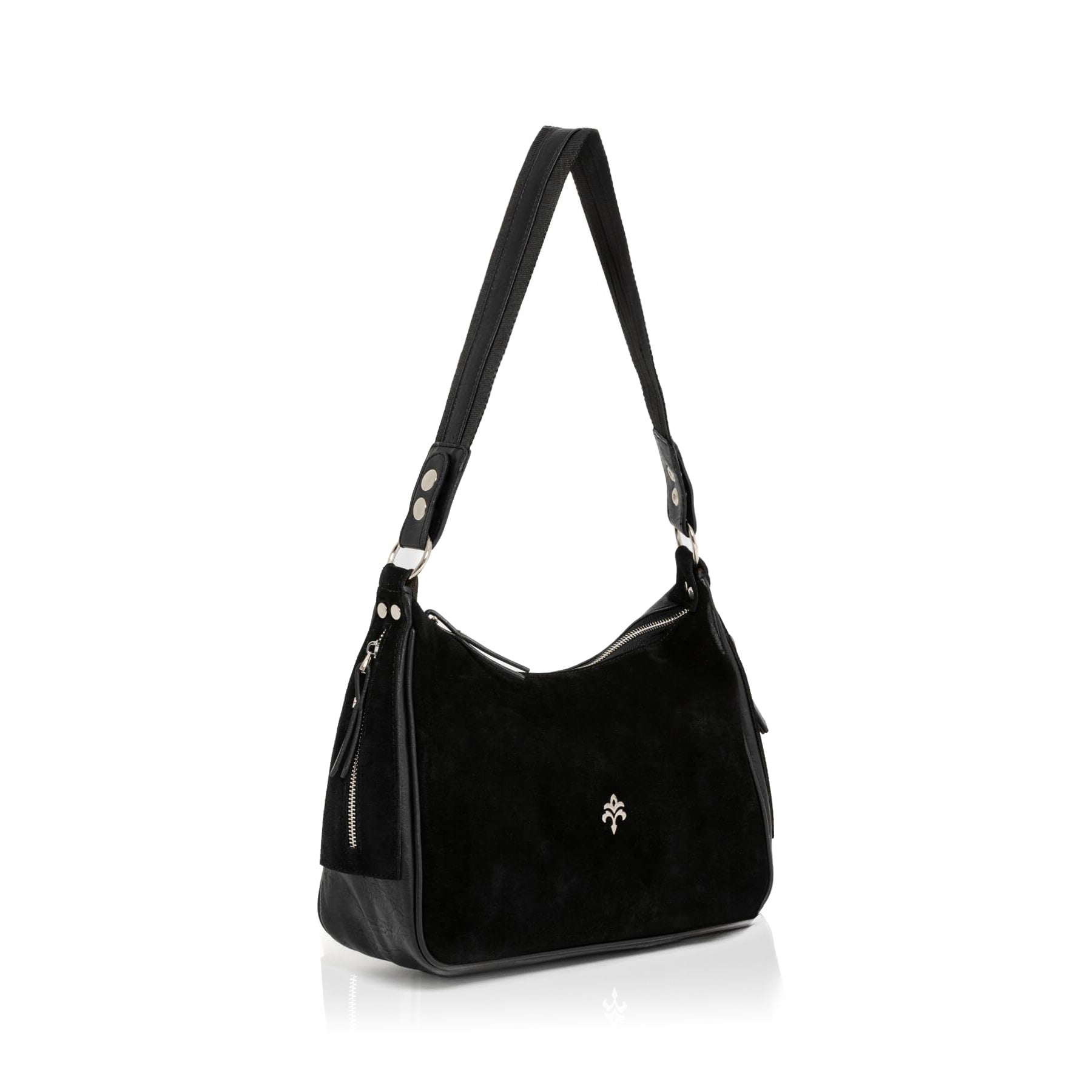 Alian-N Kadın Hakiki Süet Deri Omuz Çantası