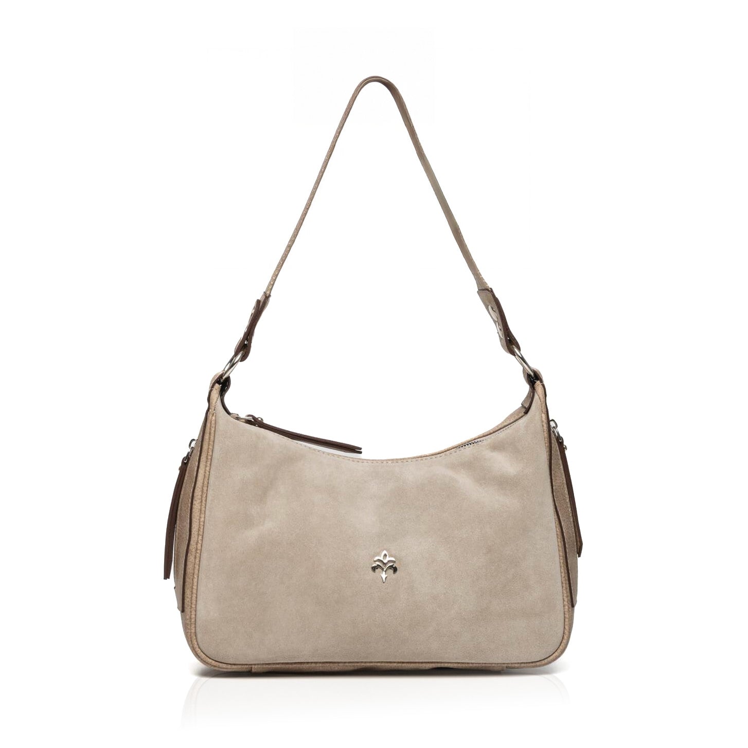 Alian-N Kadın Hakiki Süet Deri Omuz Çantası