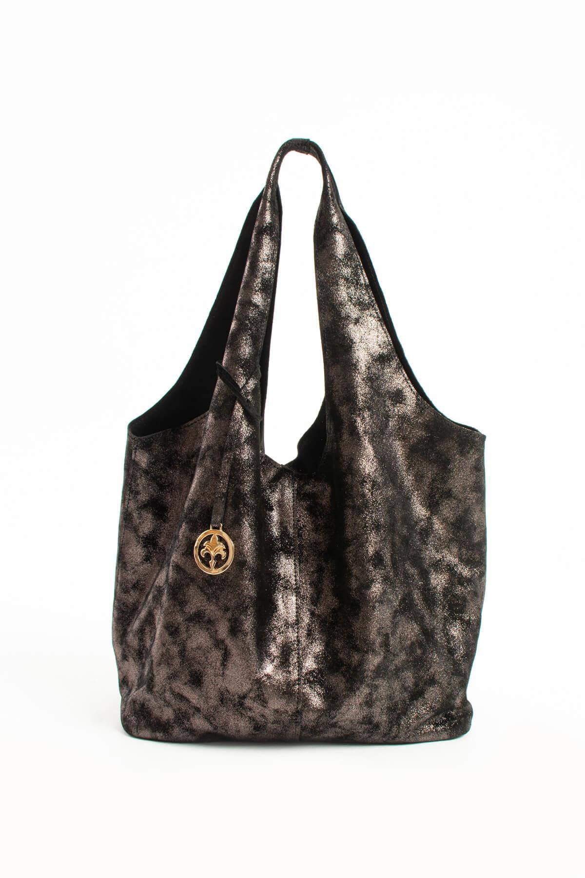 ANEORIS-M Kadın Hakiki Deri Omuz Çantası