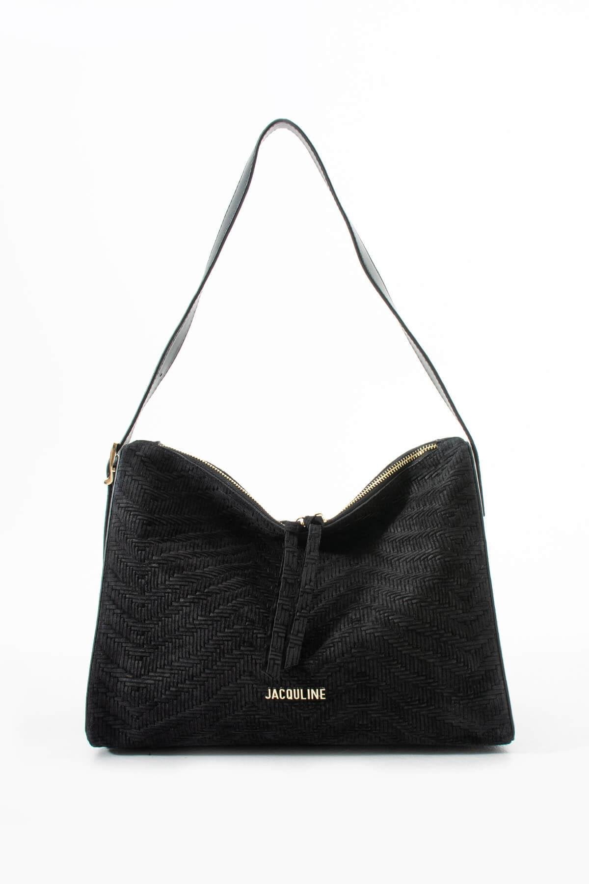 AURENYA Hakiki Süet Deri Kadın Omuz Çantası