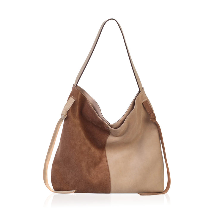 CALM-S Hakiki Süet Deri Omuz Çantası