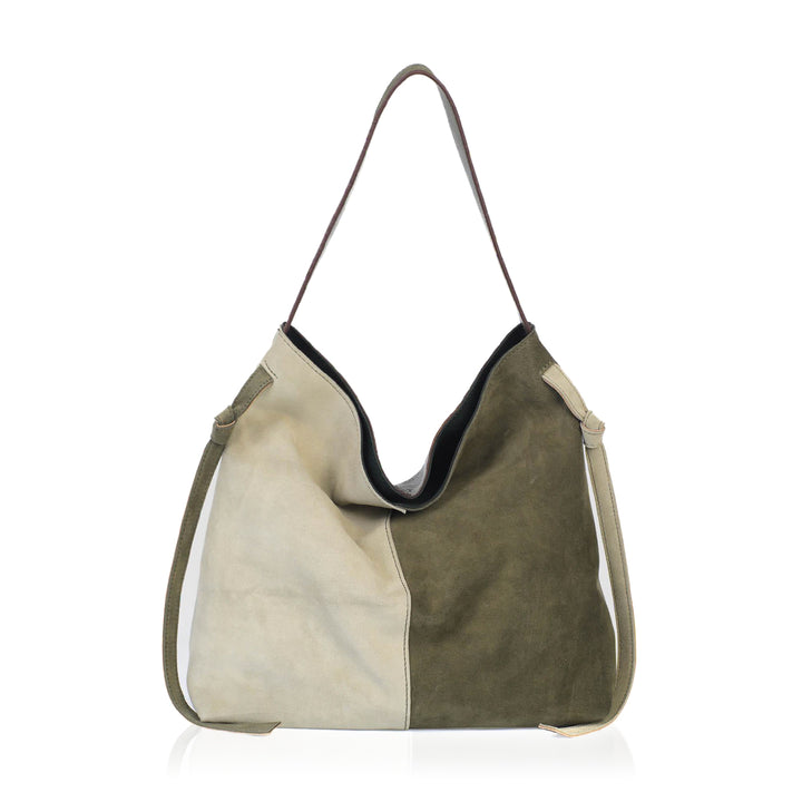 CALM-S Hakiki Süet Deri Omuz Çantası