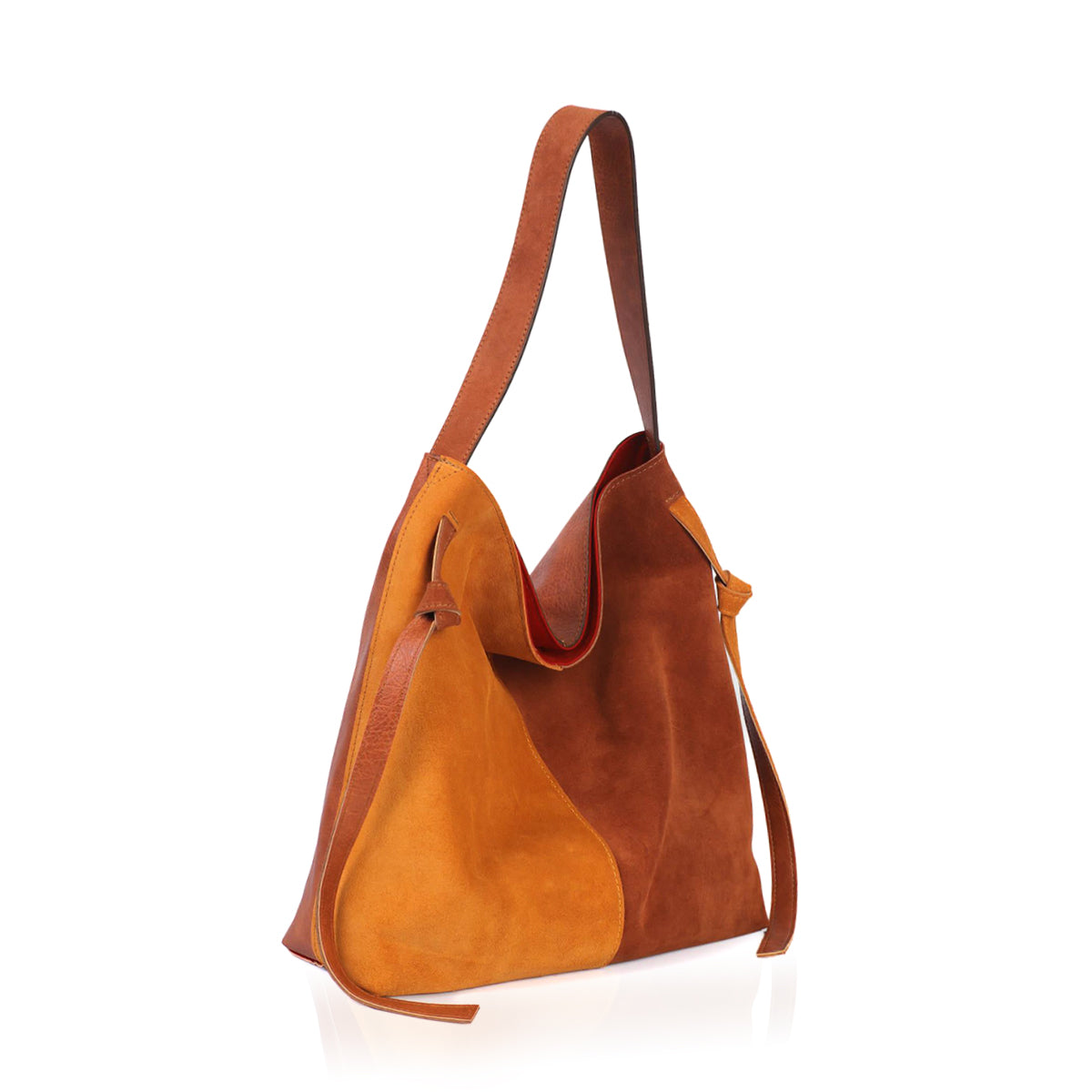 CALM-S Hakiki Süet Deri Omuz Çantası