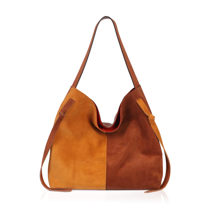 CALM-S Hakiki Süet Deri Omuz Çantası