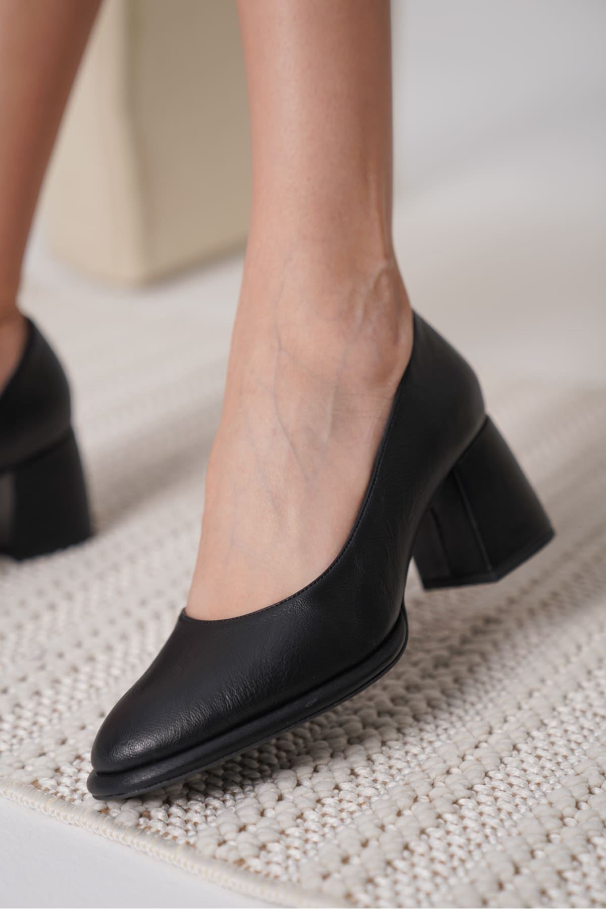 Candie Siyah Kadın Stiletto Ayakkabı