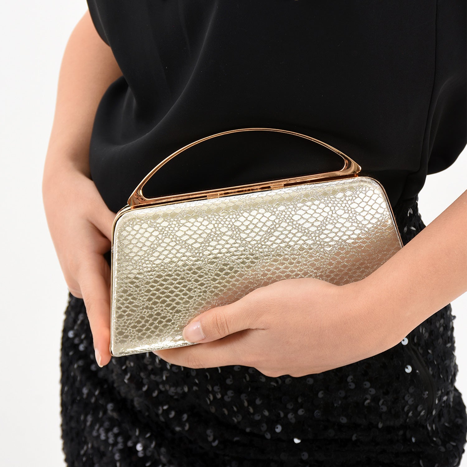 Cerny Kadın Desenli Abiye Çanta