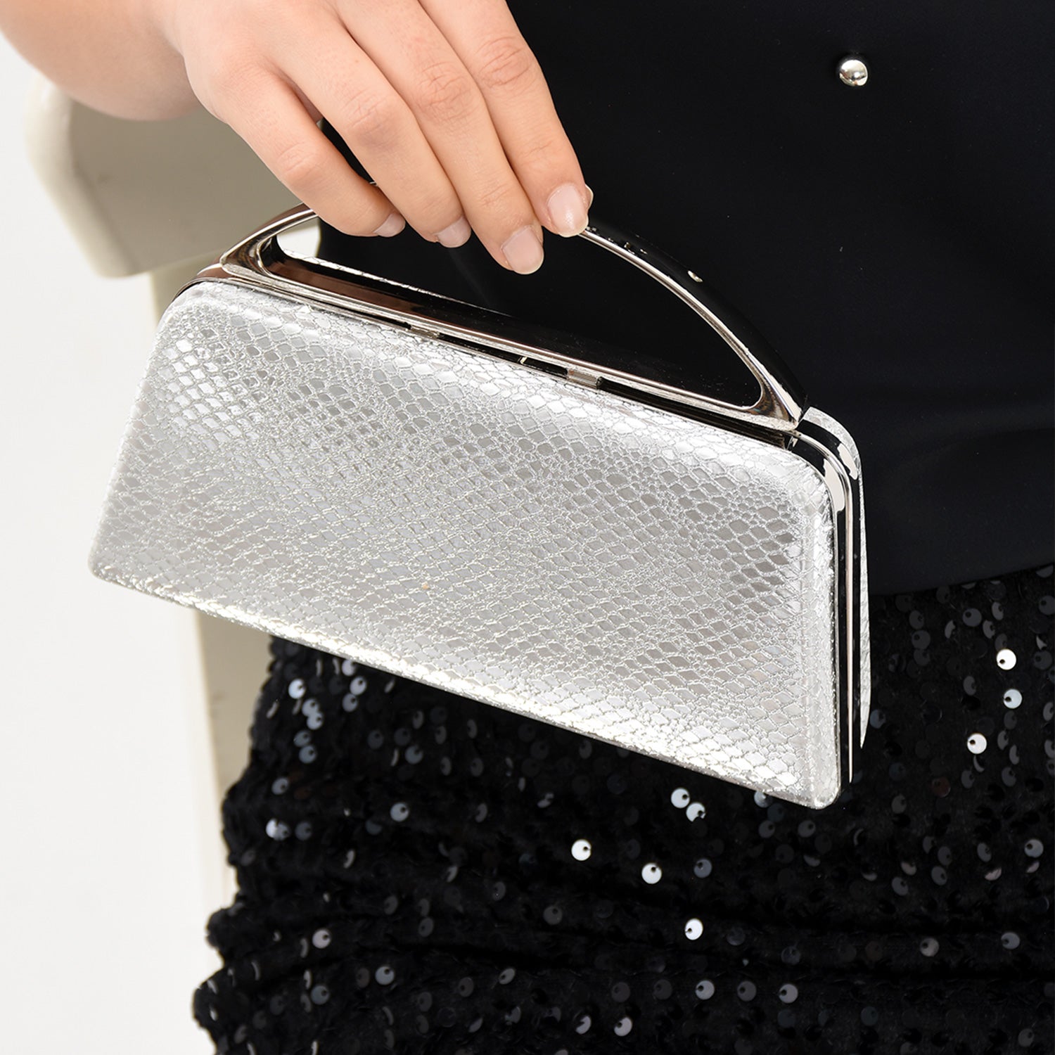 Cerny Kadın Desenli Abiye Çanta