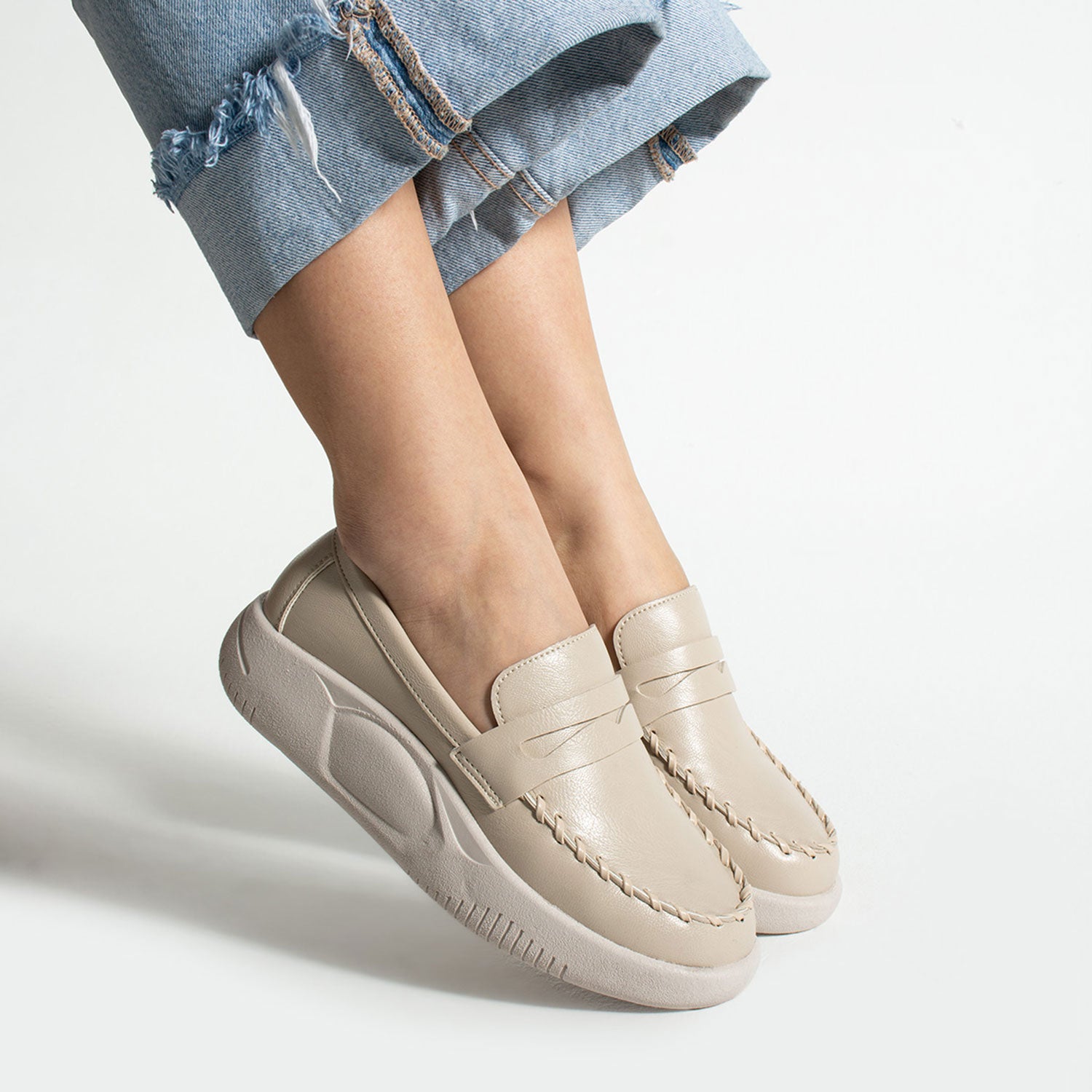 Daka Kadın Bej Günlük Ayakkabı