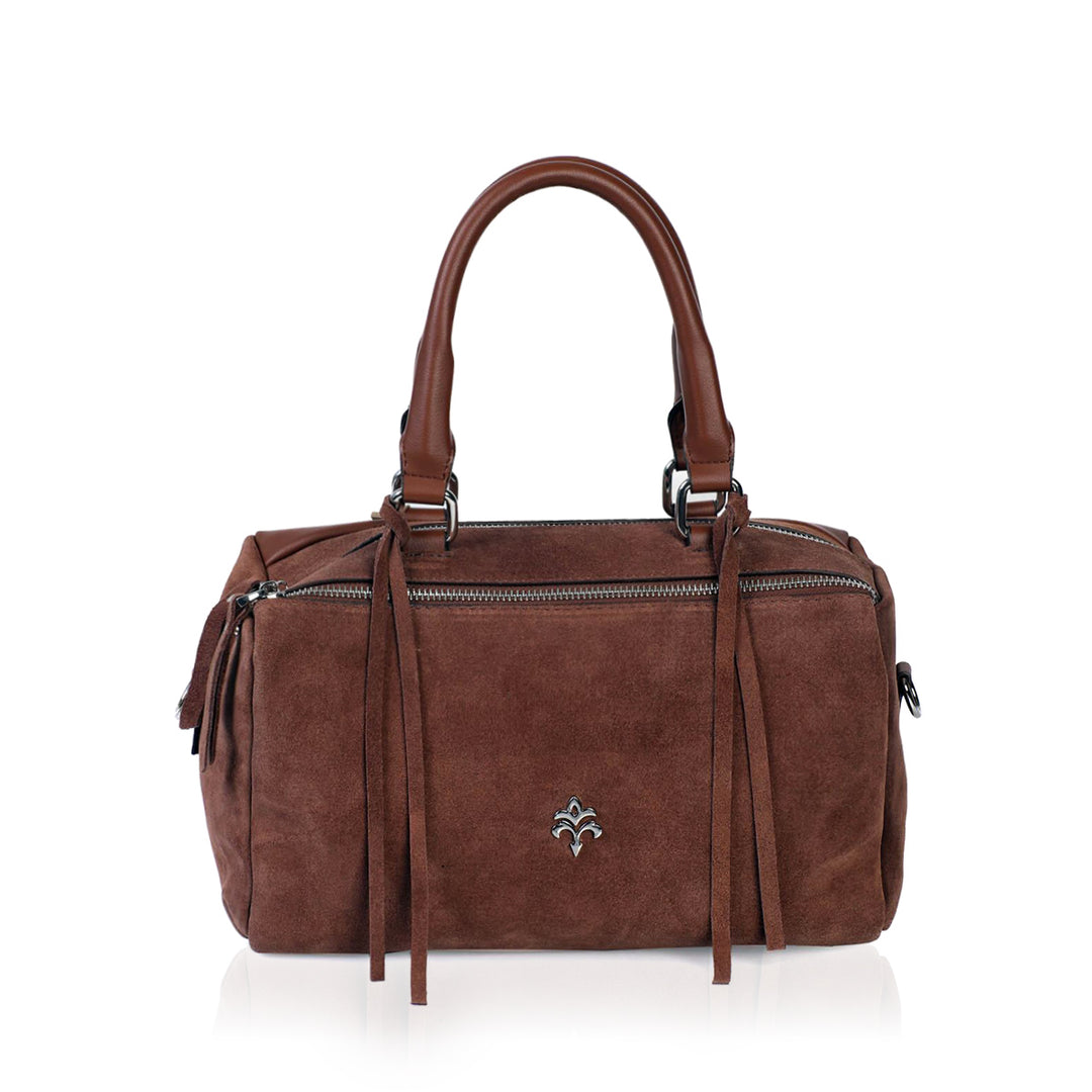 DANDELION-N Hakiki Süet Deri Kadın El Çantası