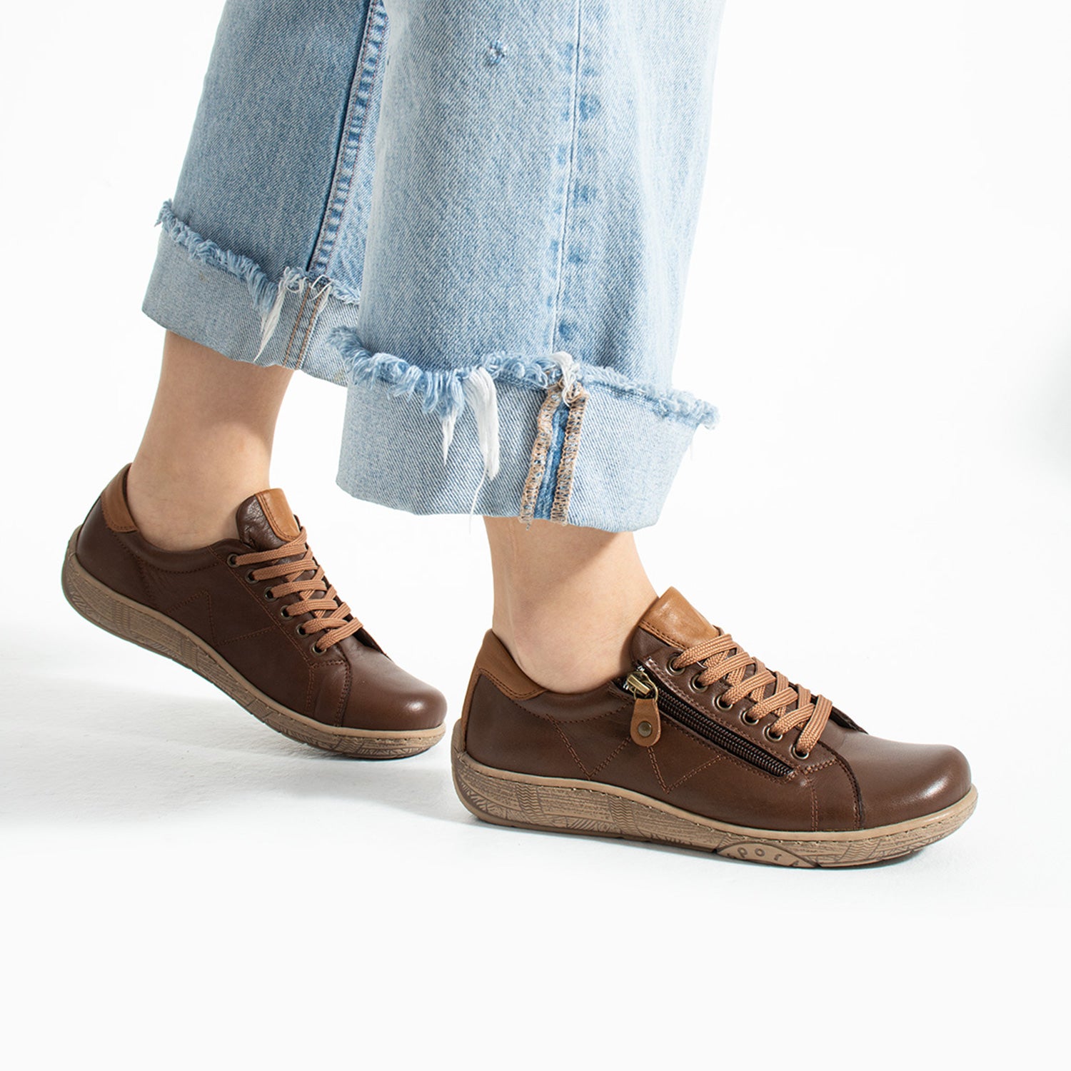 Dobran Kadın Hakiki Deri Kahve Günlük Ayakkabı